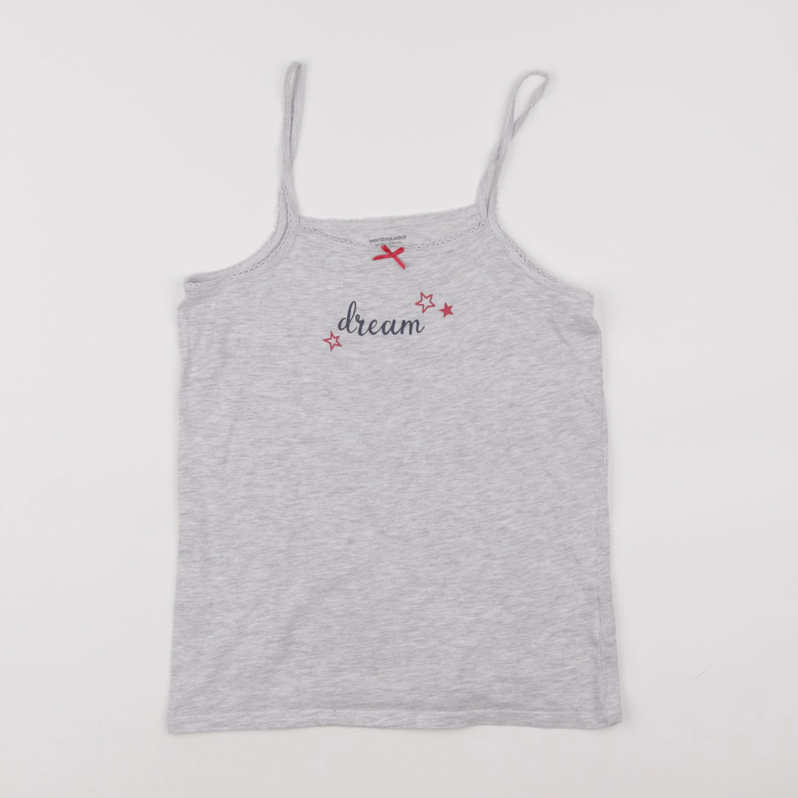 Vertbaudet - maillot de corps gris - 12 ans