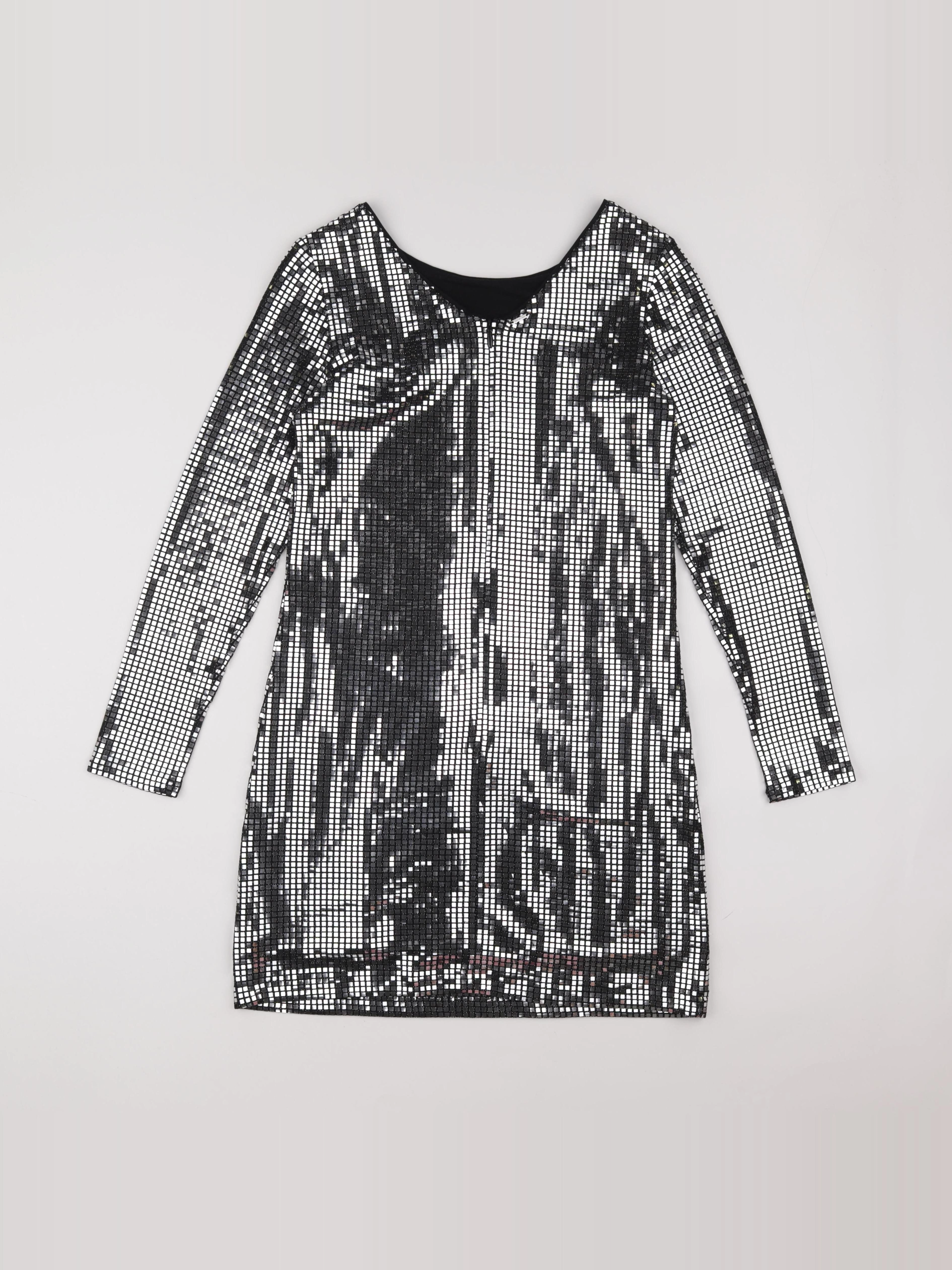 IKKS - robe argent - 14 ans