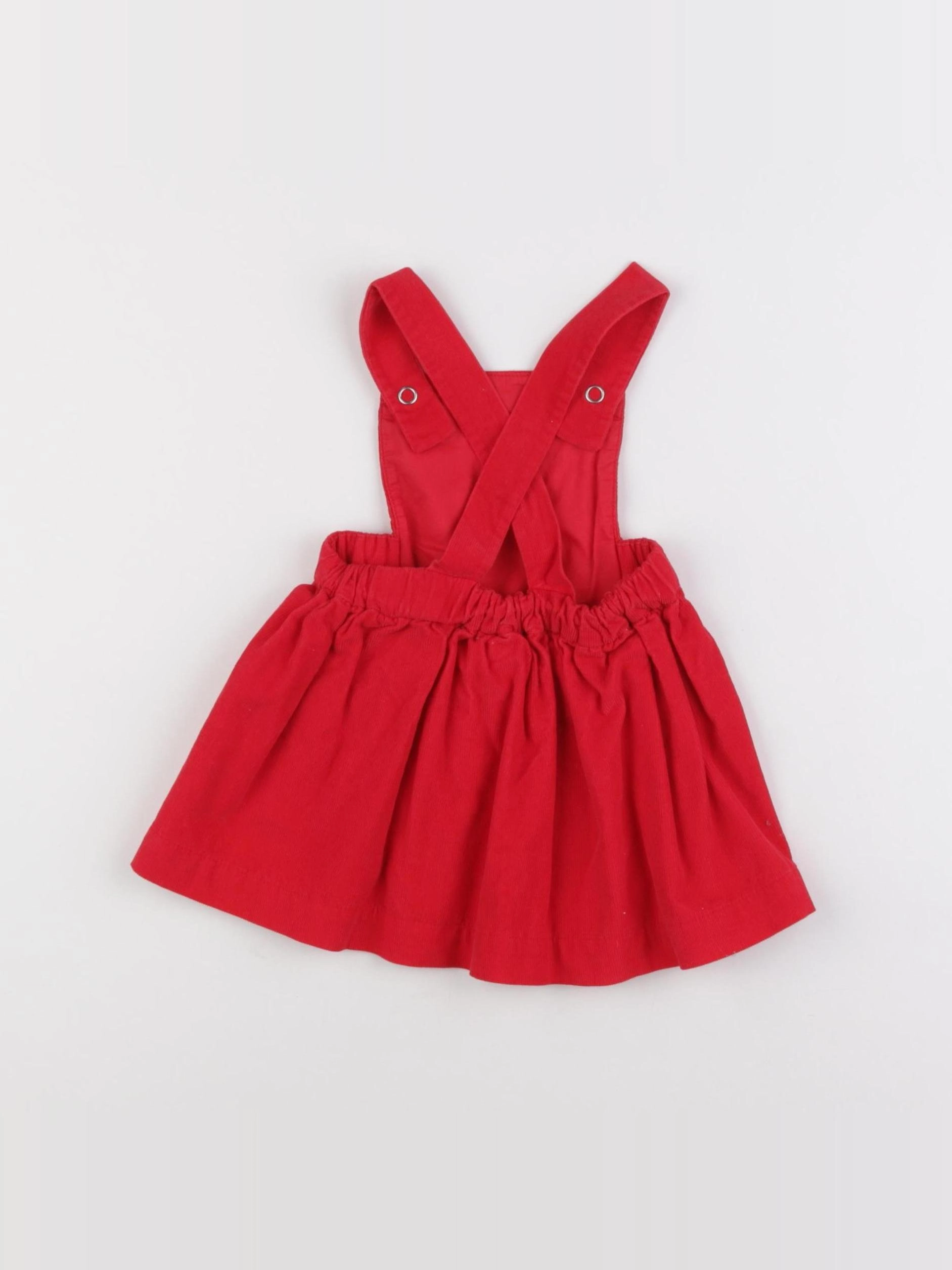 Jacadi - robe rouge - 12 mois