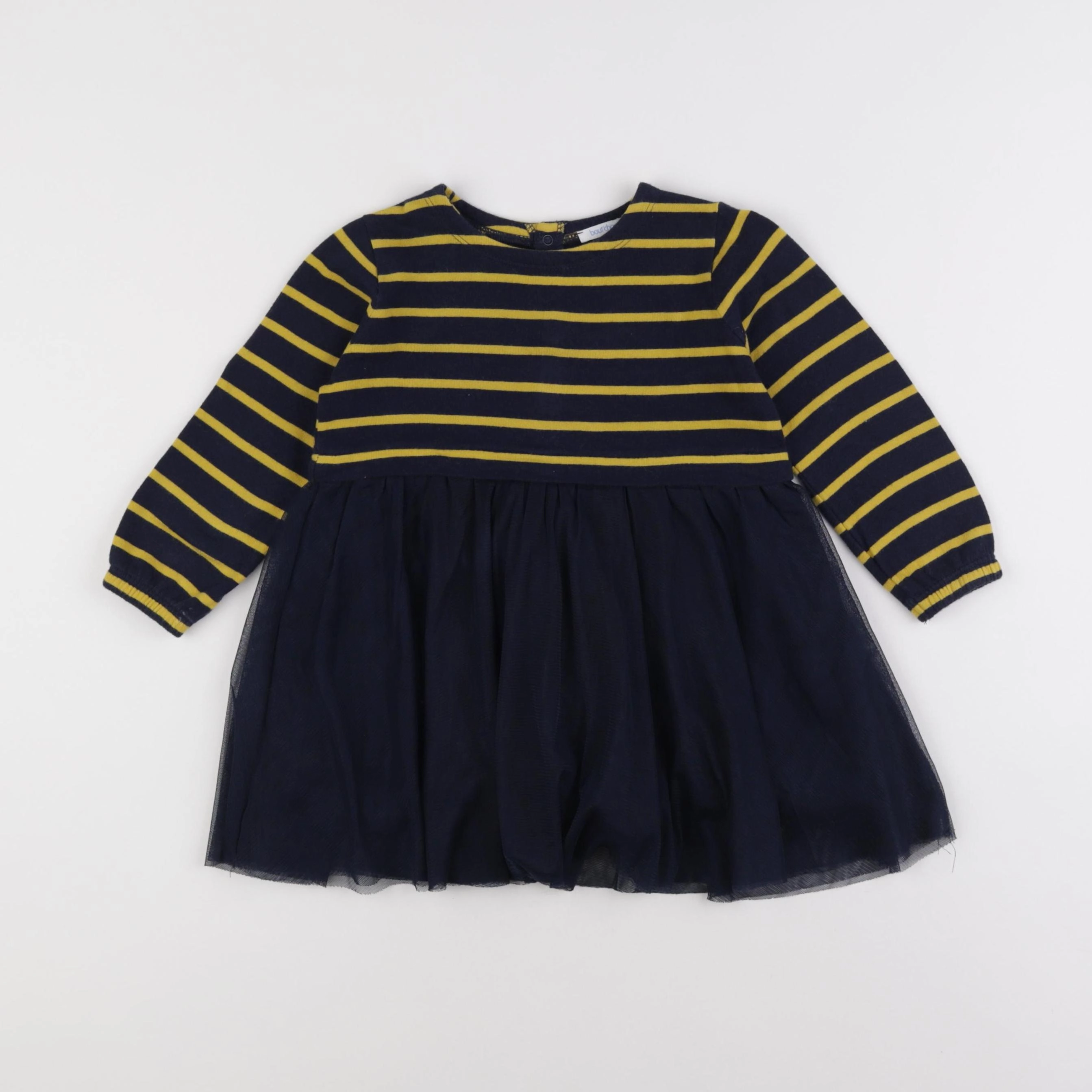 Boutchou - robe bleu, jaune - 18 mois