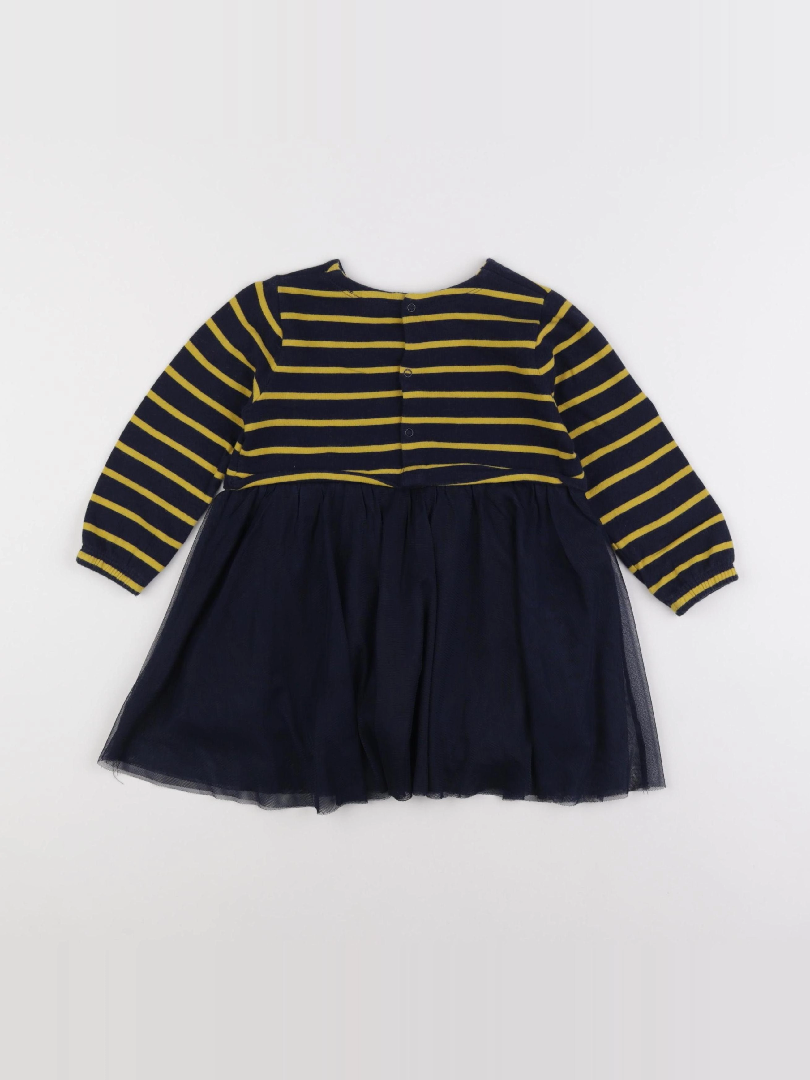Boutchou - robe bleu, jaune - 18 mois