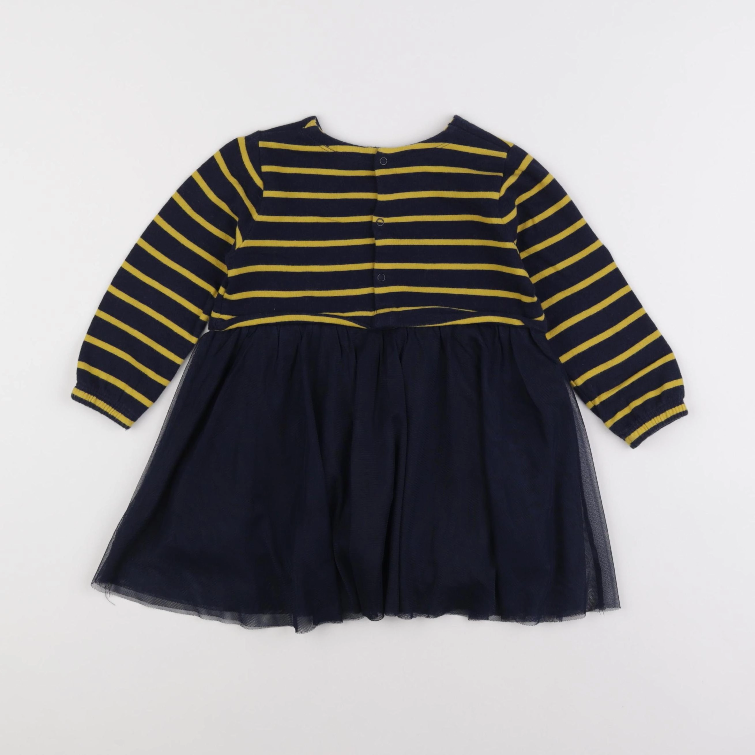 Boutchou - robe bleu, jaune - 18 mois