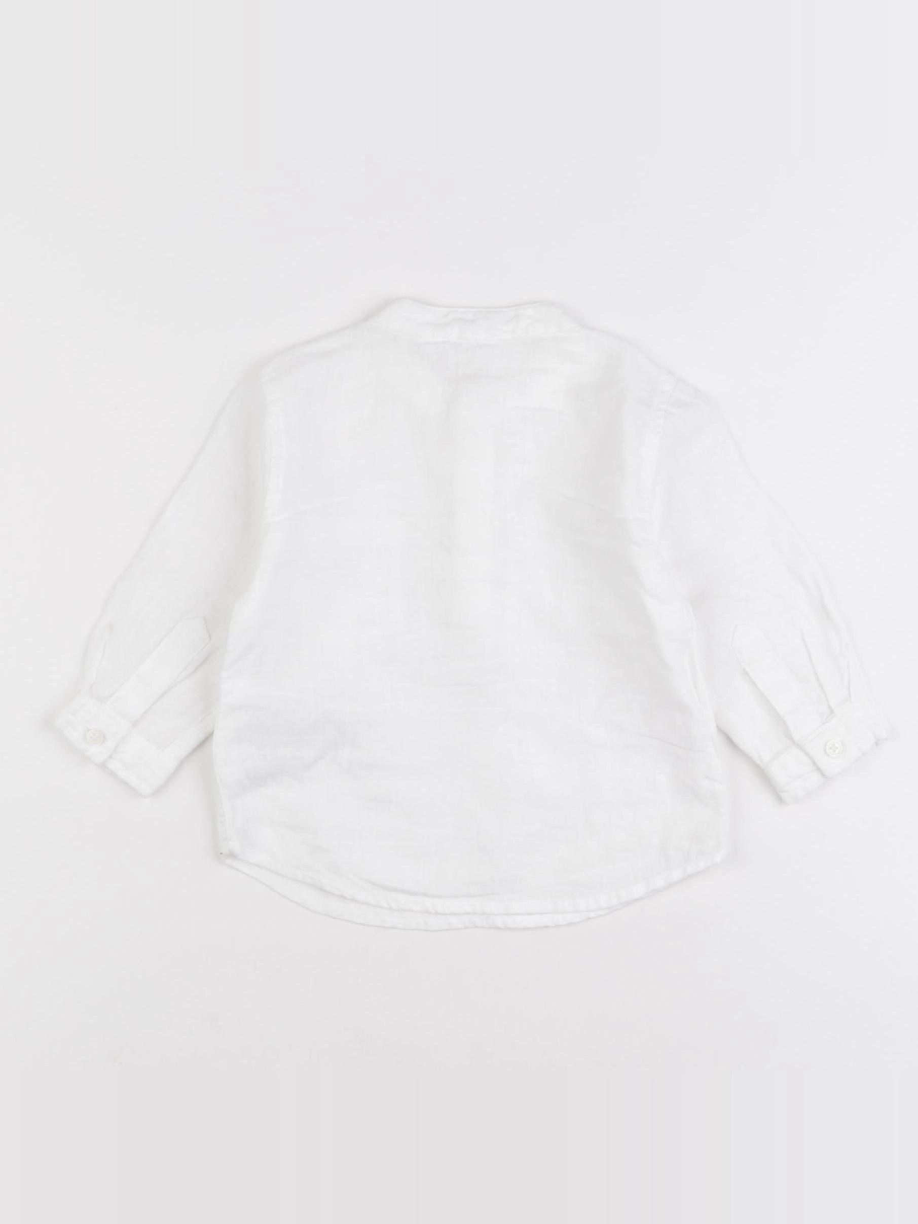 Boutchou - chemise blanc - 6 mois