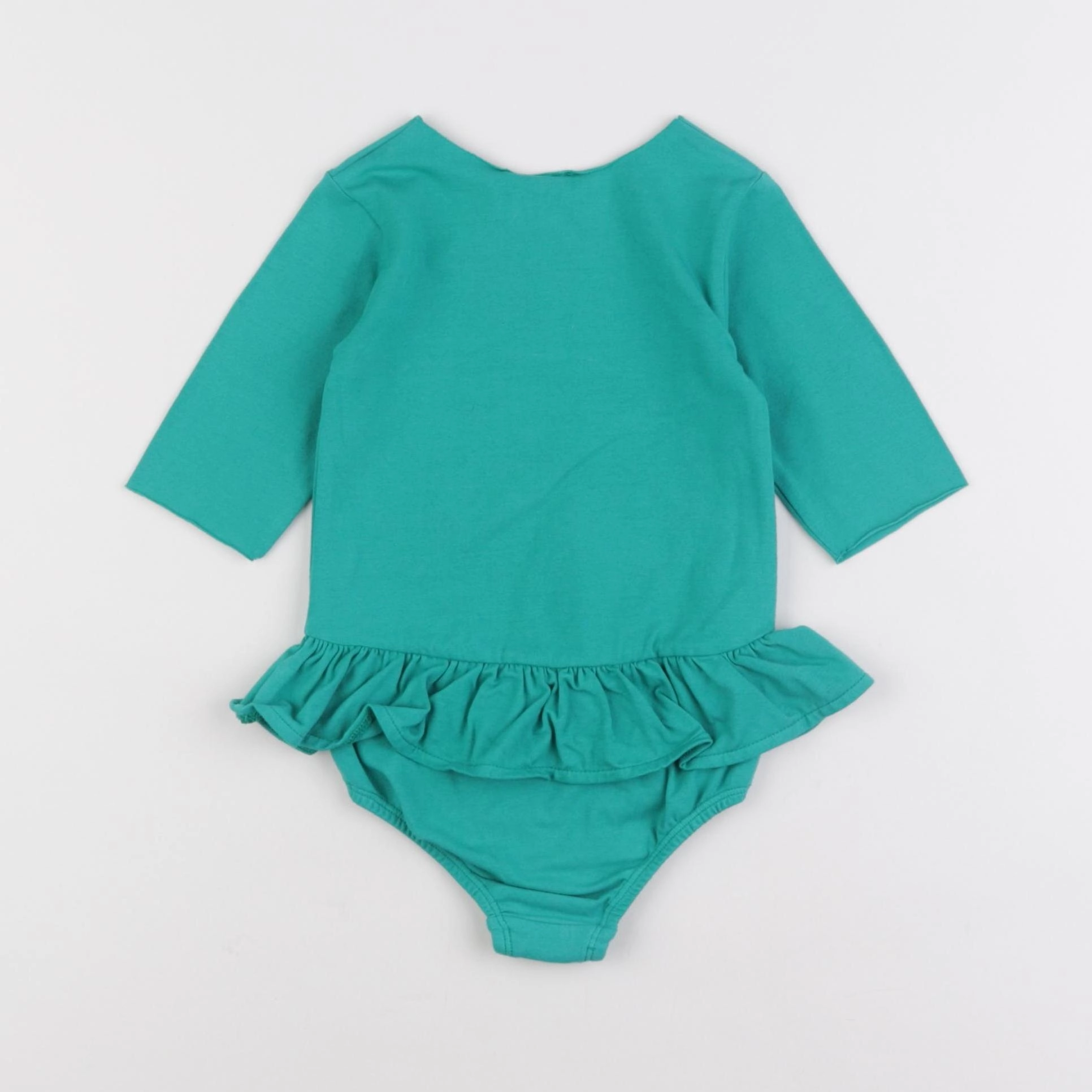 Bonton - body tee-shirt vert - 1 mois