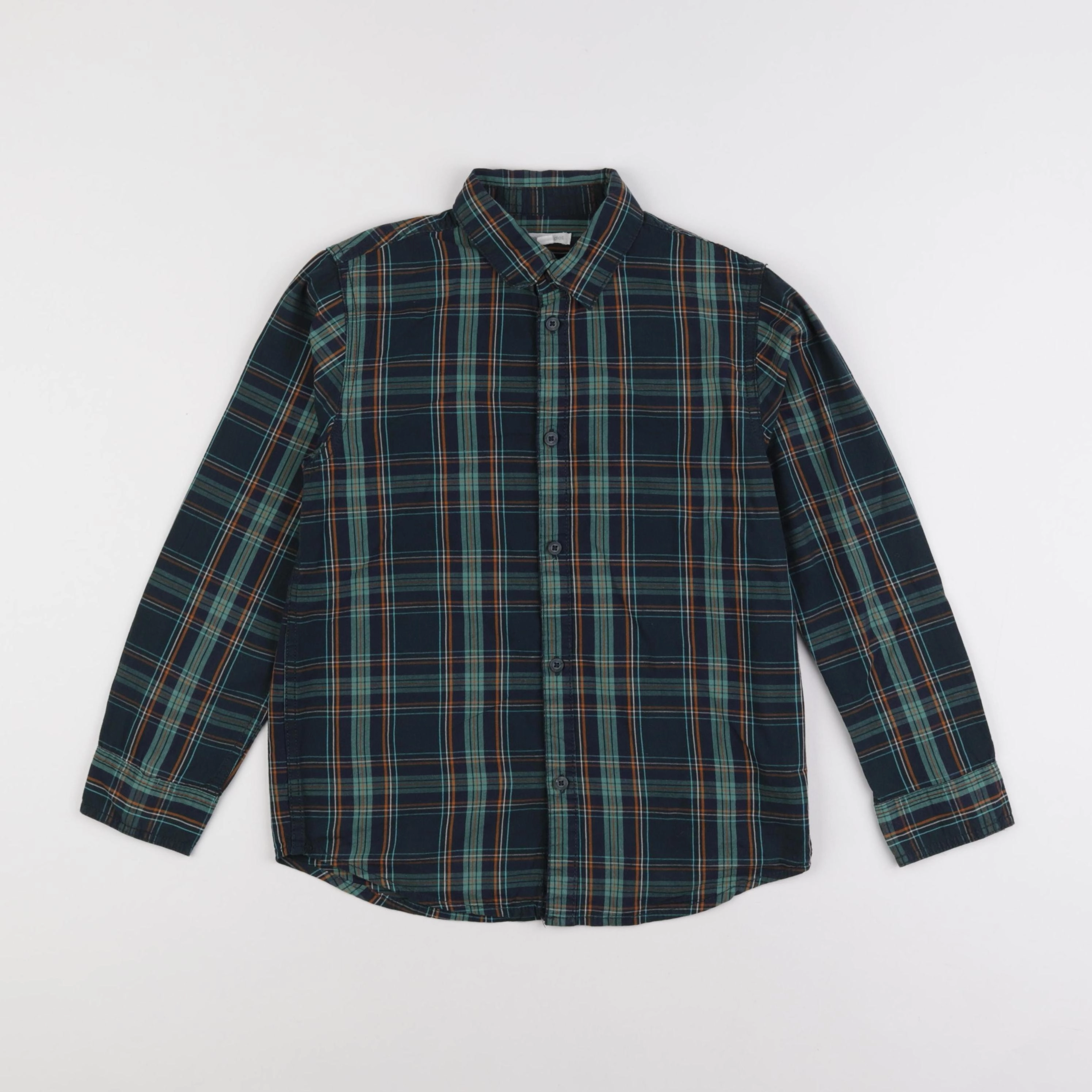 Vertbaudet - chemise vert - 10 ans