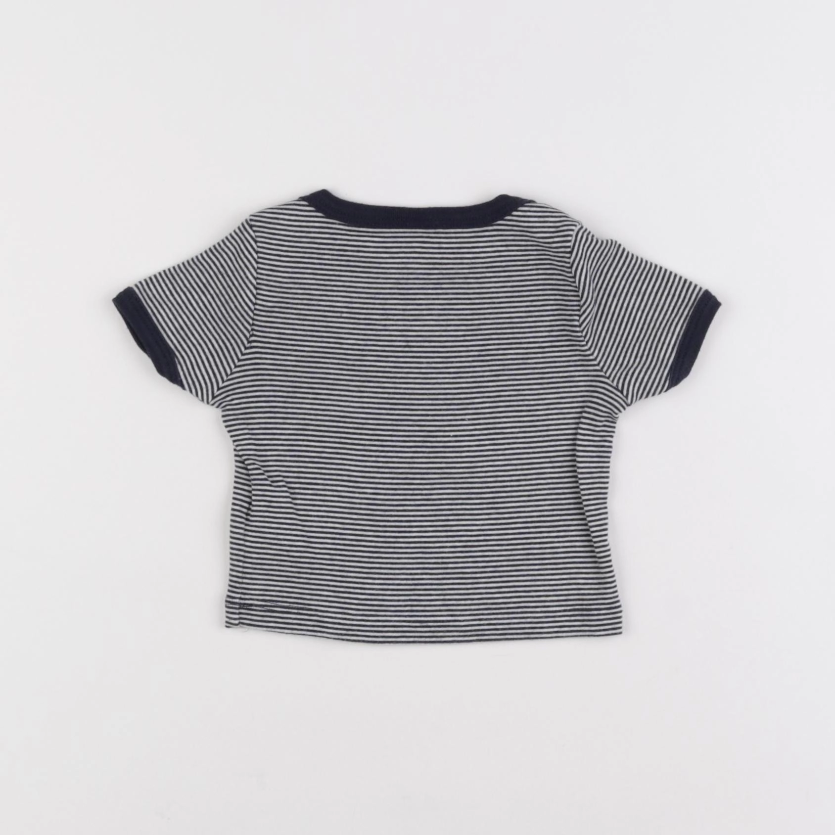 Petit Bateau - maillot de corps bleu - 3 mois
