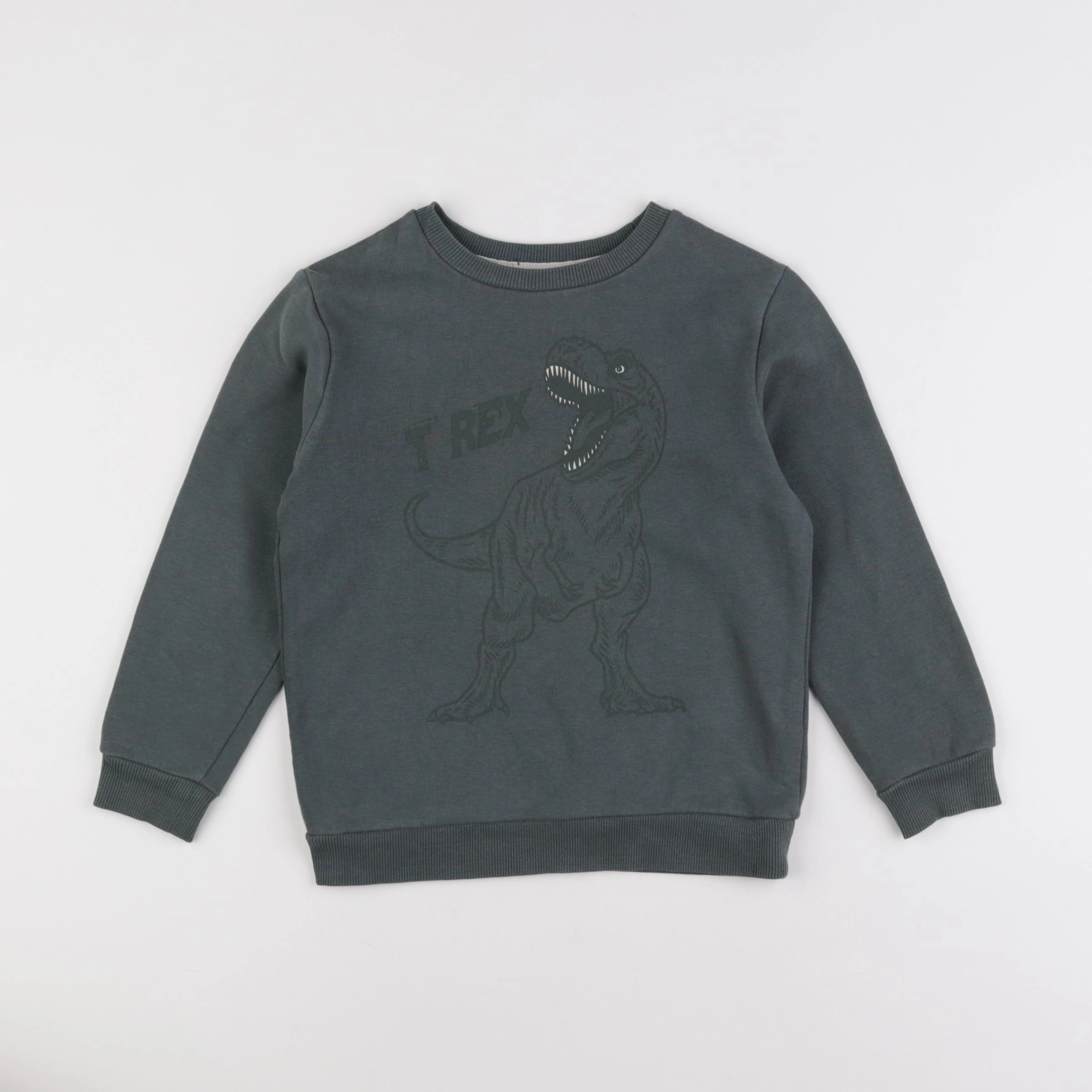 Vertbaudet - sweat vert - 6 ans