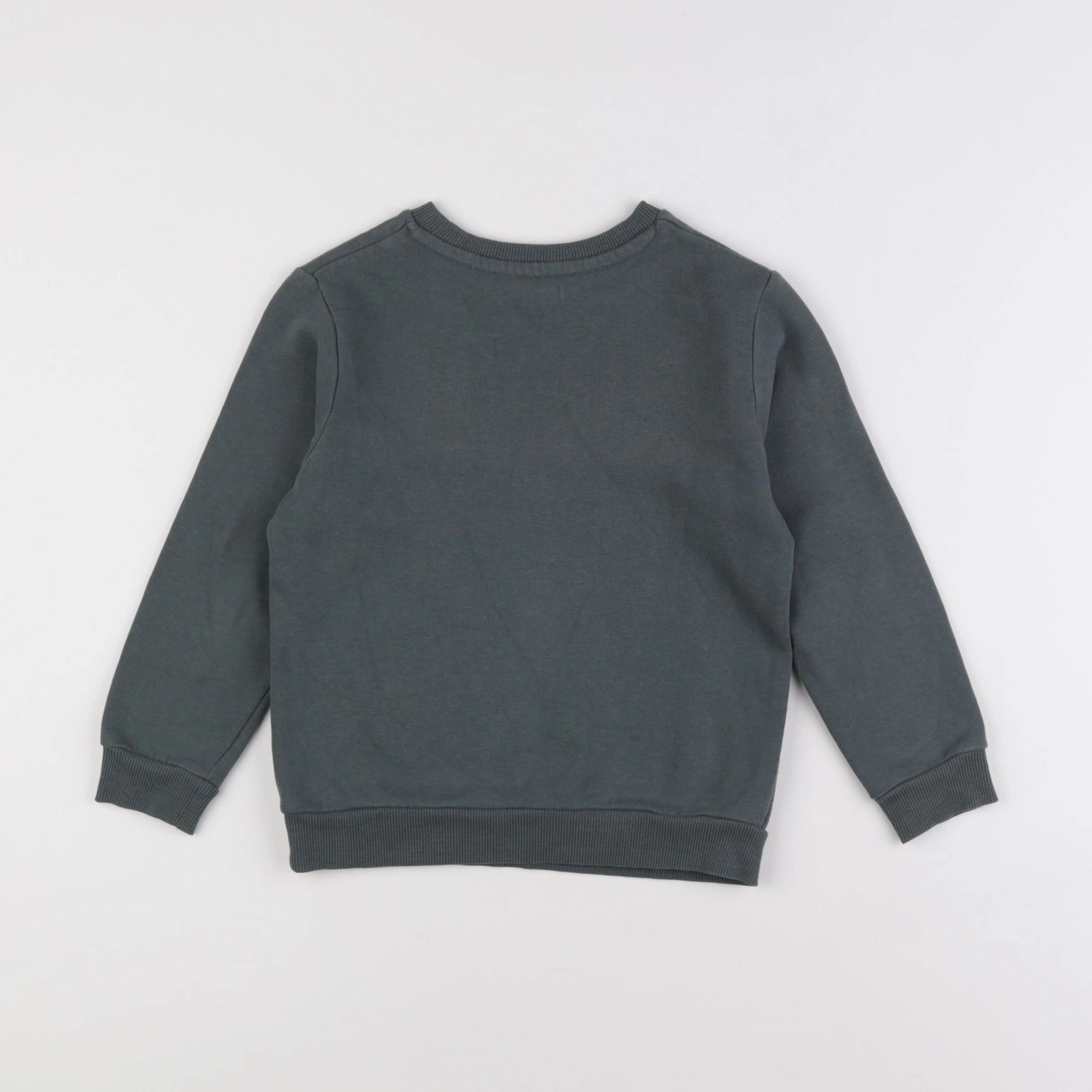 Vertbaudet - sweat vert - 6 ans