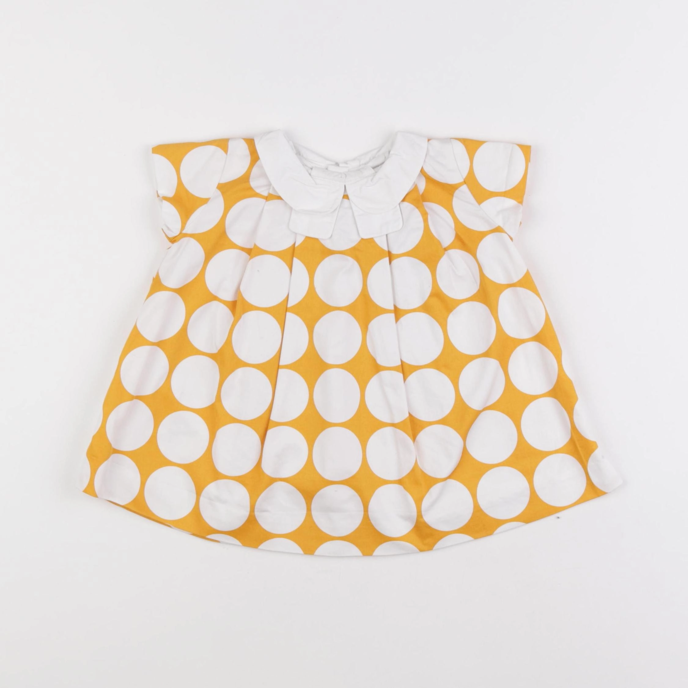 Jacadi - blouse blanc, jaune - 6 mois