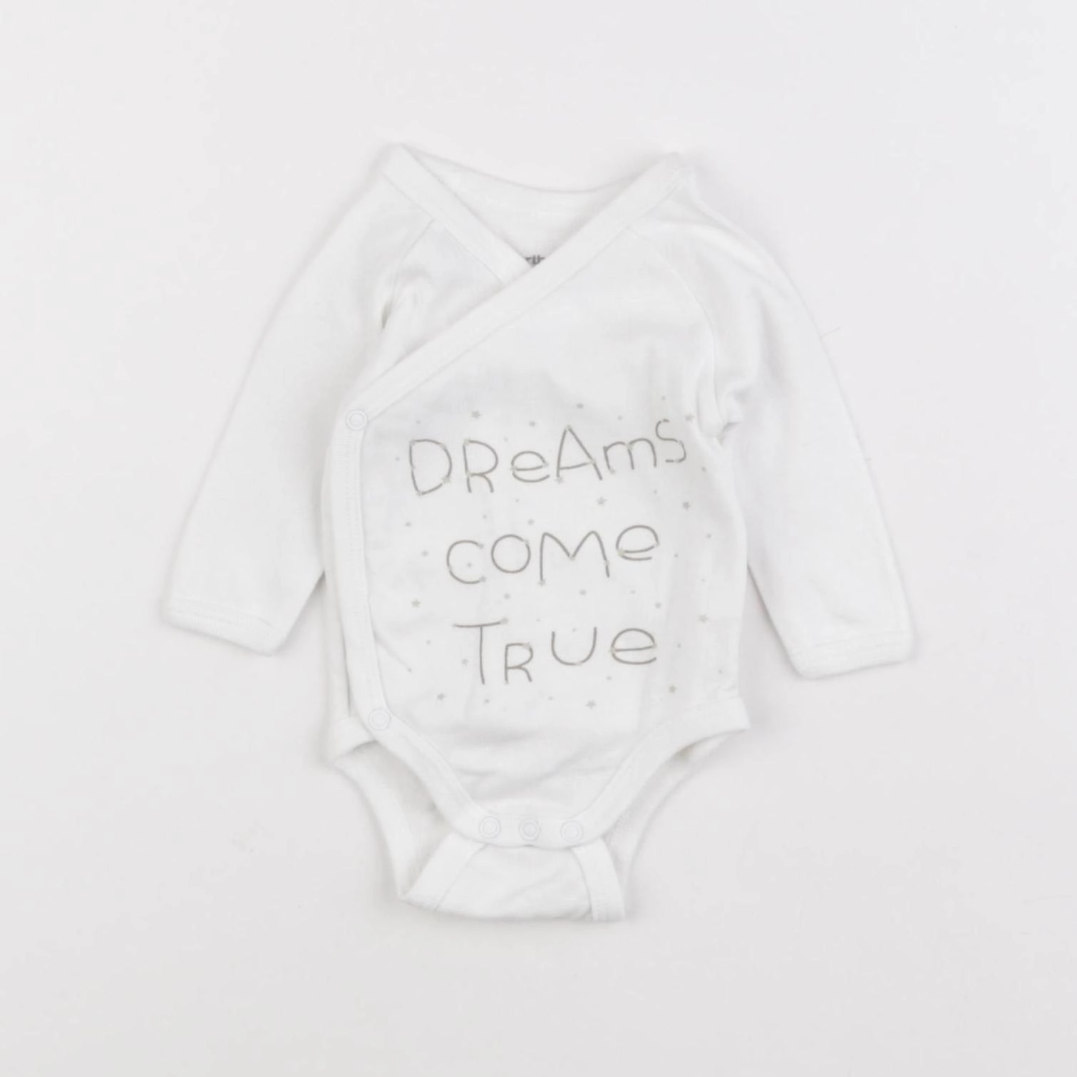 Vertbaudet - body blanc - 1 mois