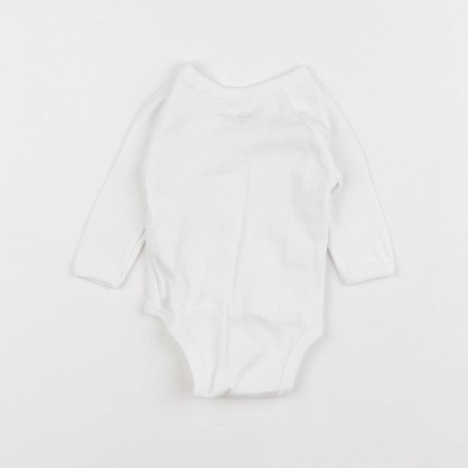 Vertbaudet - body blanc - 1 mois