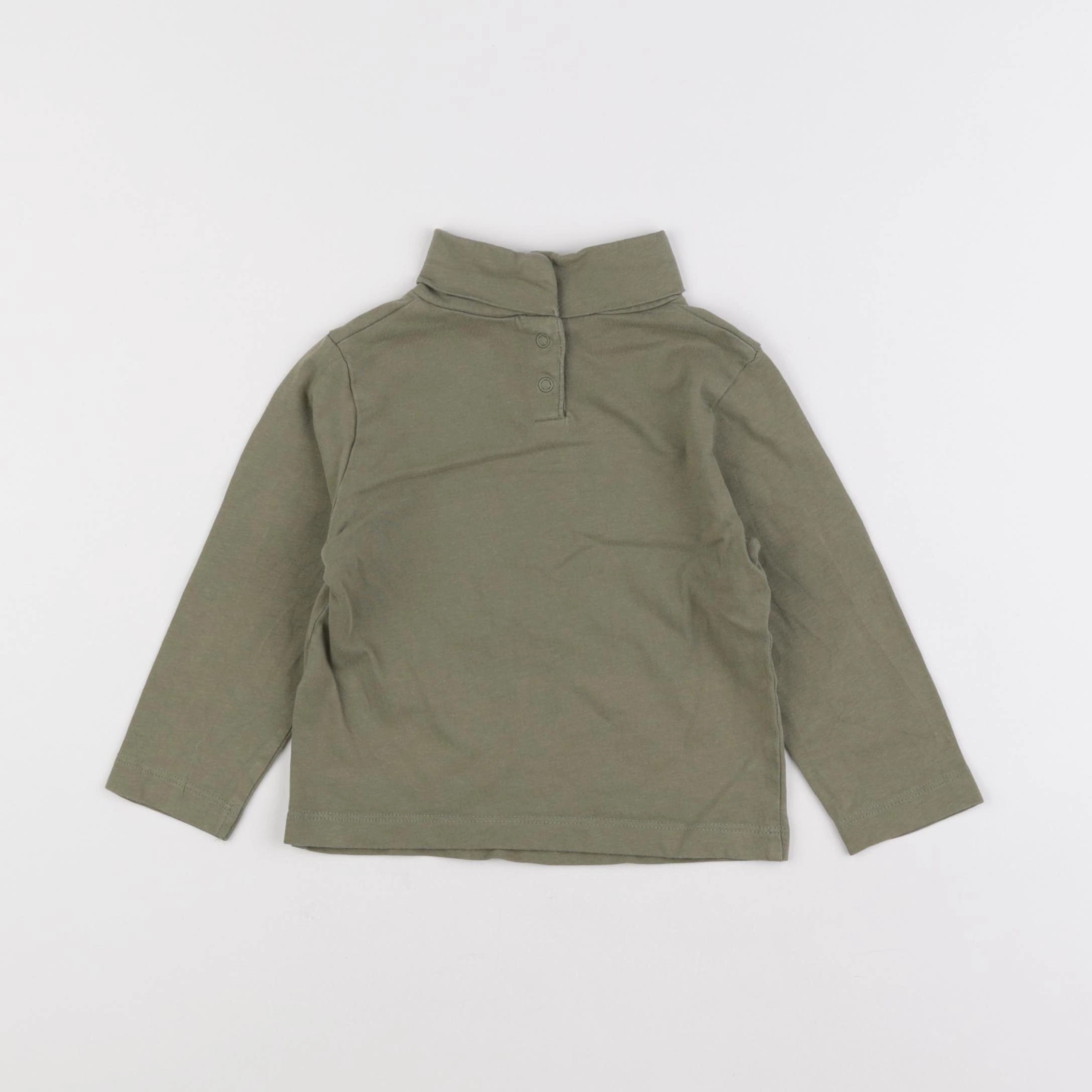 Tape à l'oeil - sous-pull vert - 18 mois