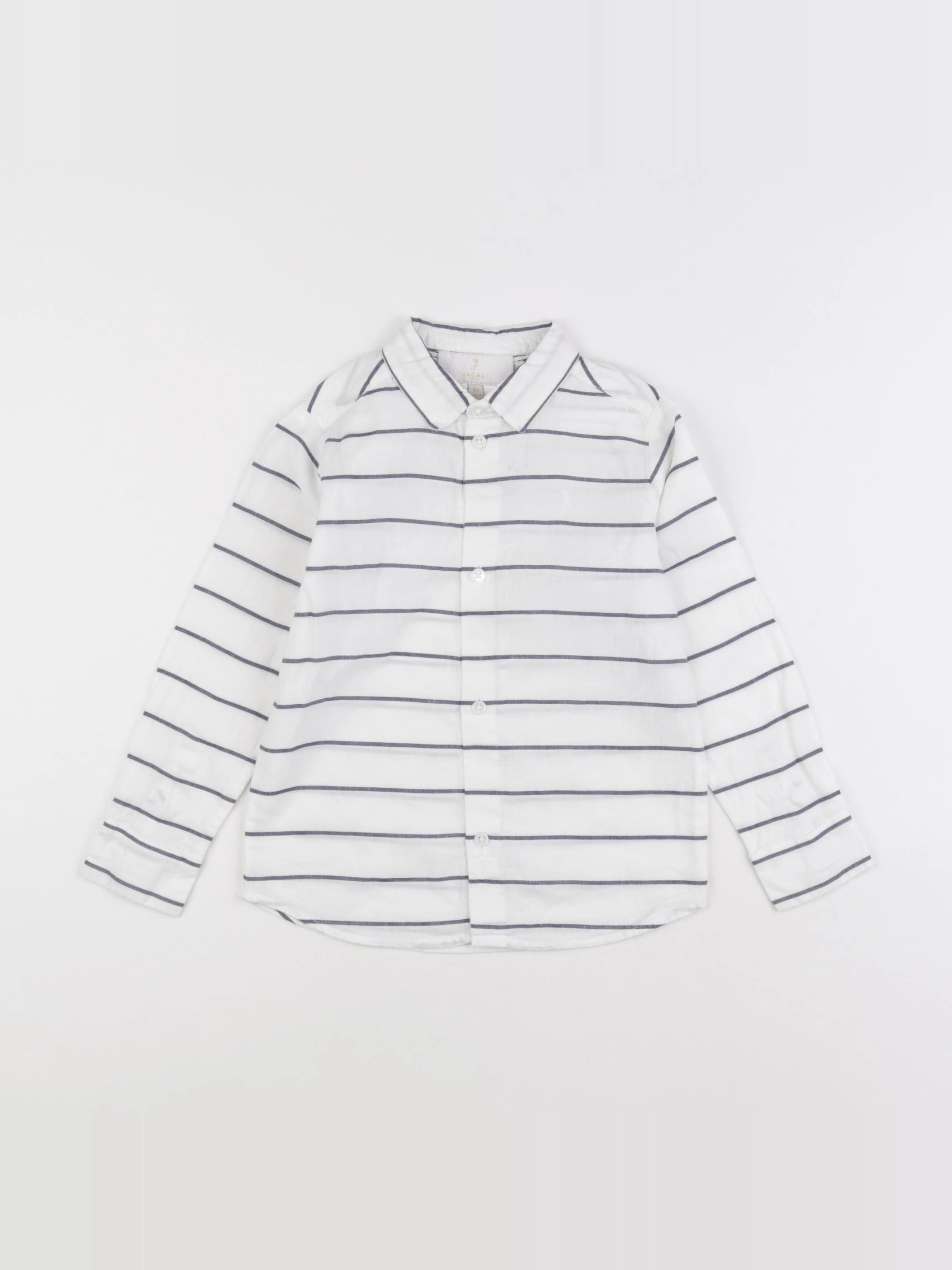 Jacadi - chemise blanc, bleu - 4 ans
