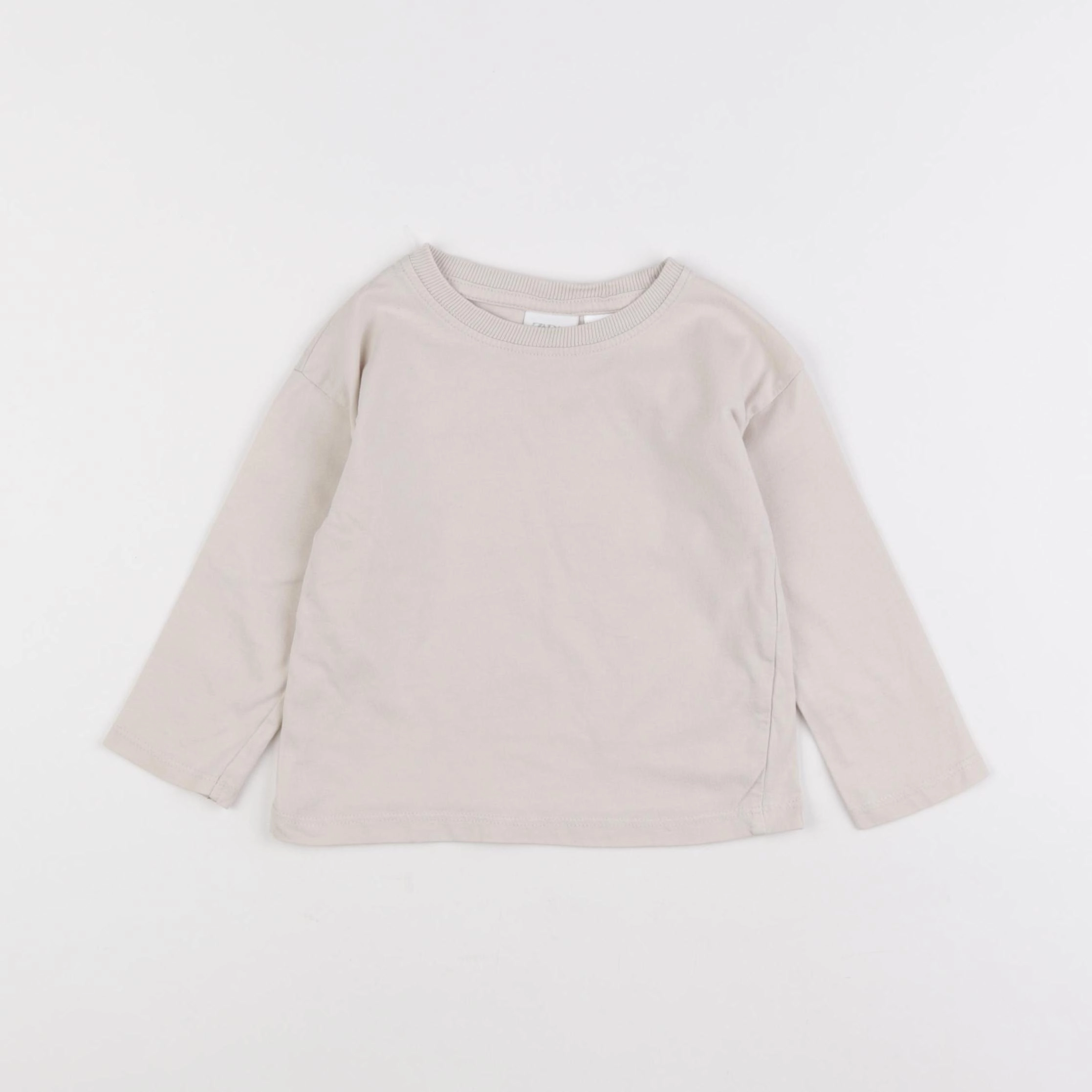 Zara - tee-shirt beige - 12/18 mois