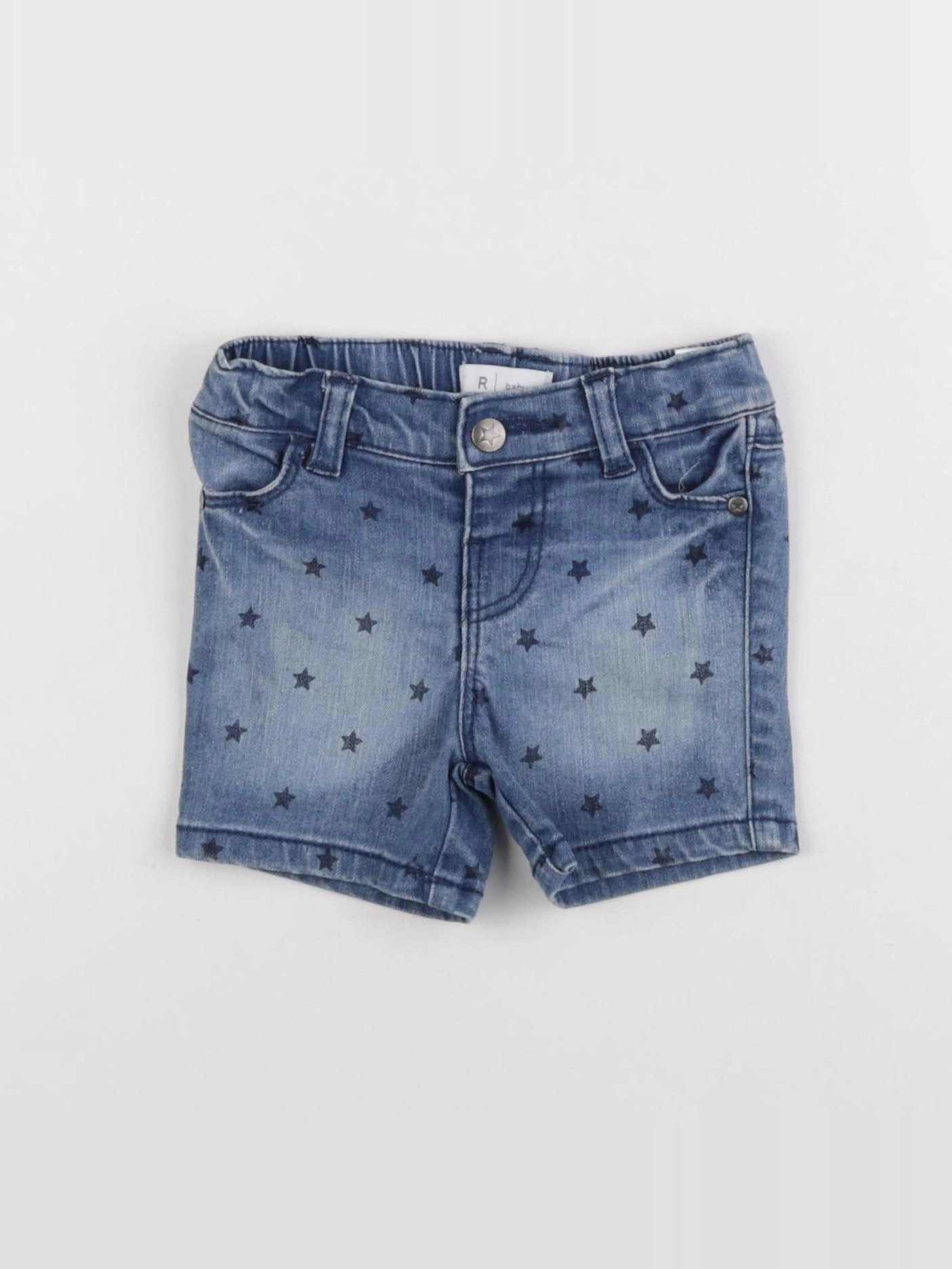 La Redoute - short bleu - 6 mois