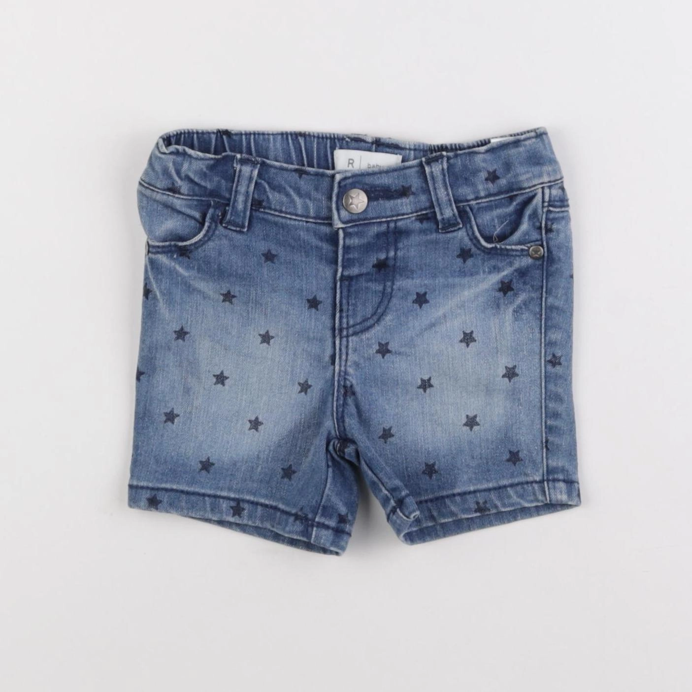 La Redoute - short bleu - 6 mois