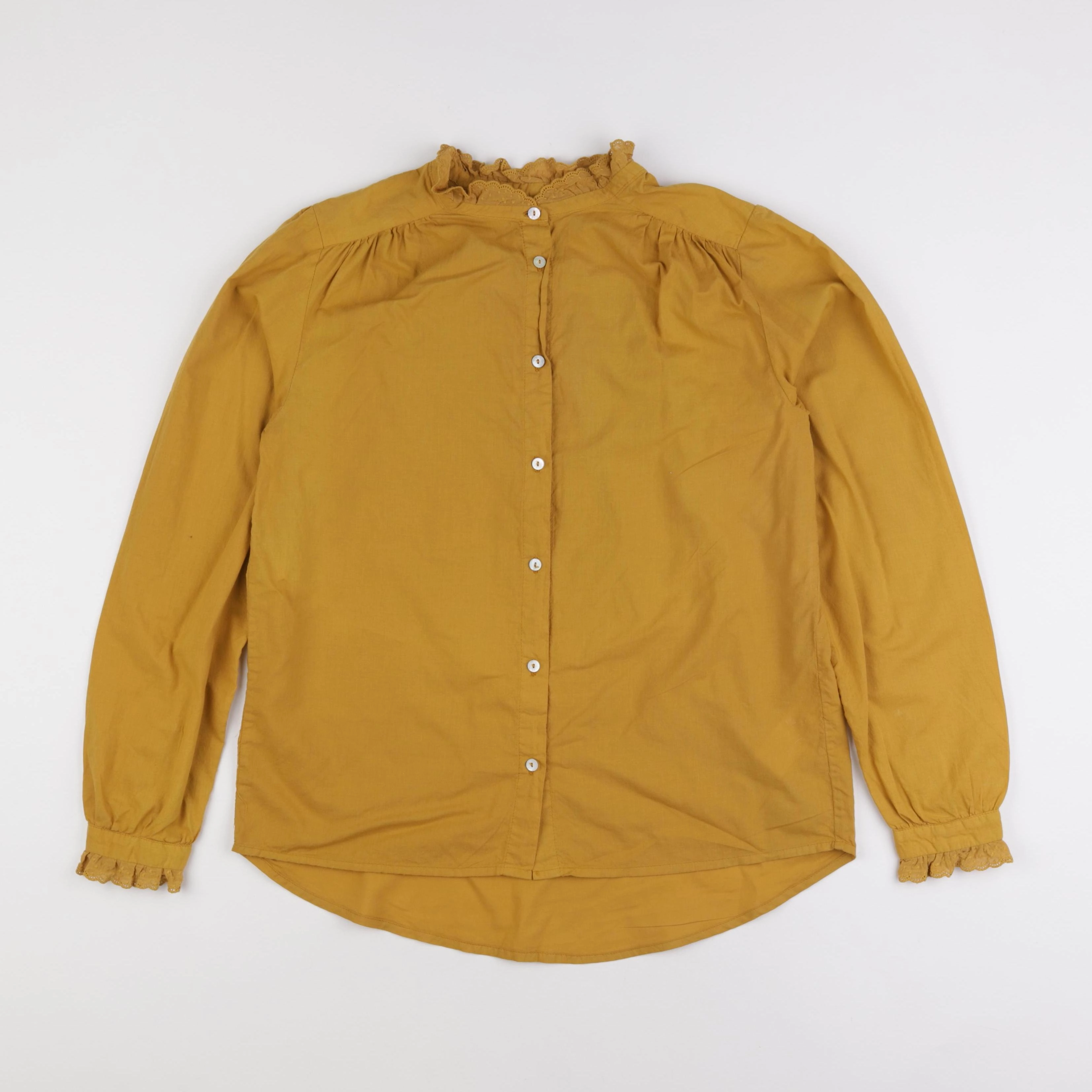 Bonton - blouse jaune - 14/16 ans