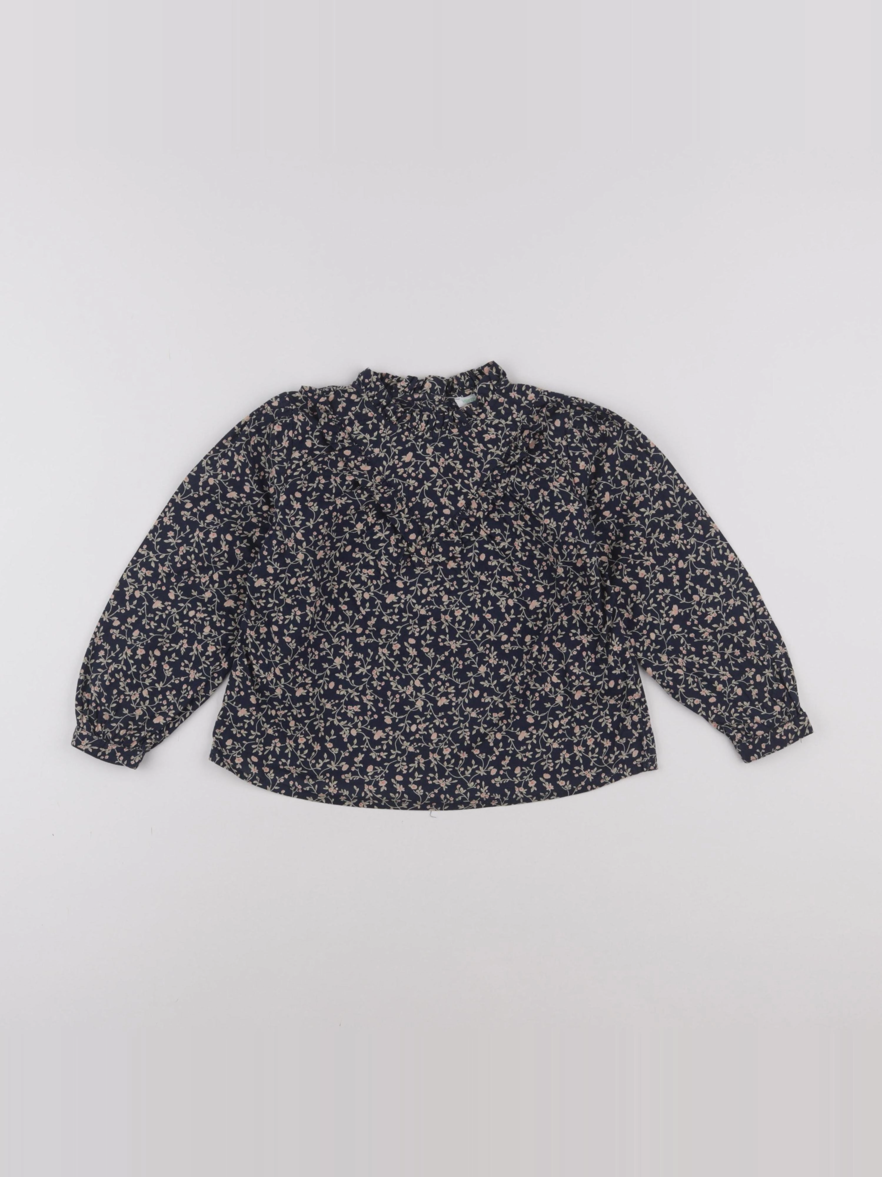 Vertbaudet - blouse bleu - 4 ans