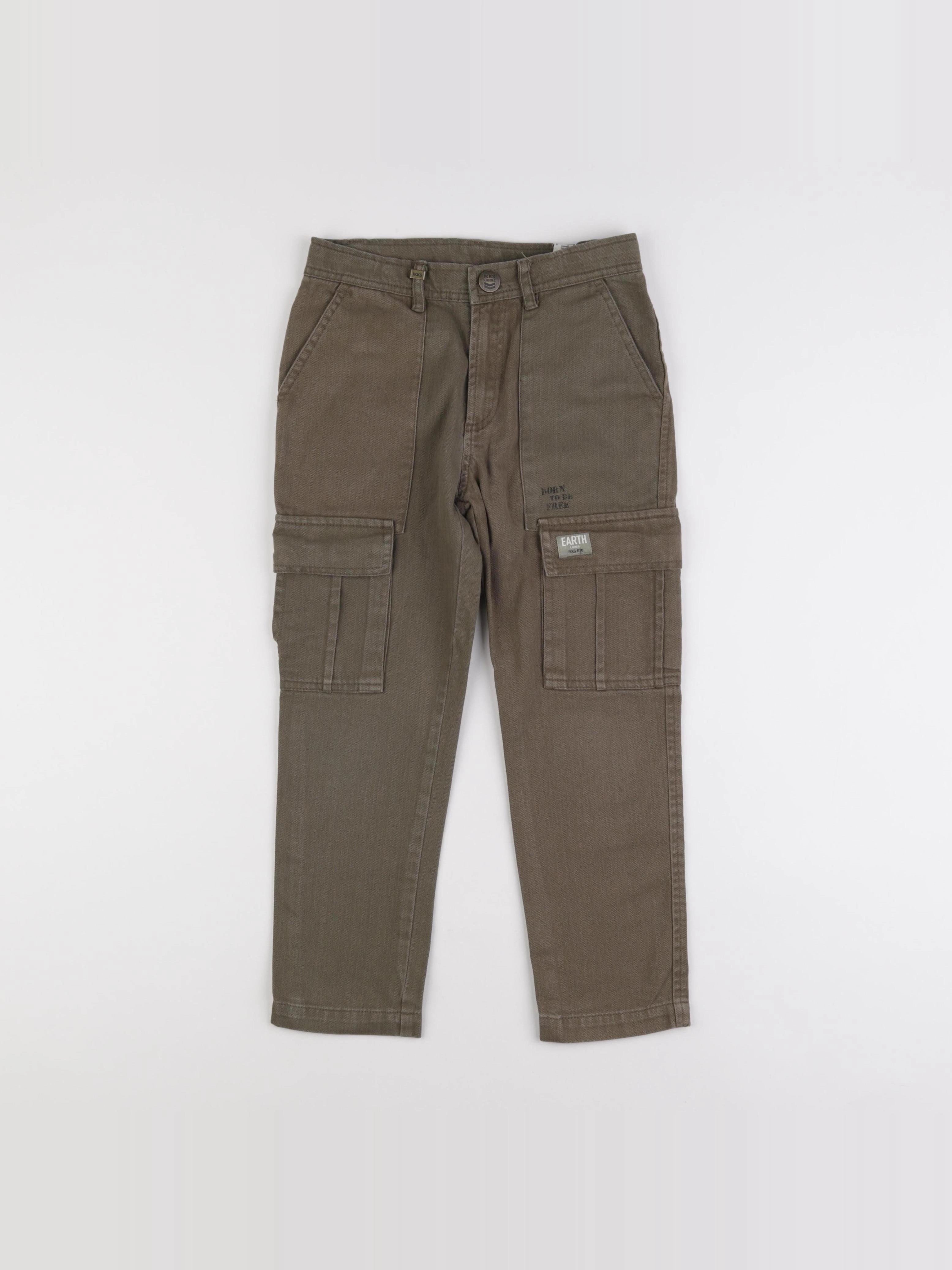 IKKS - pantalon vert - 8 ans