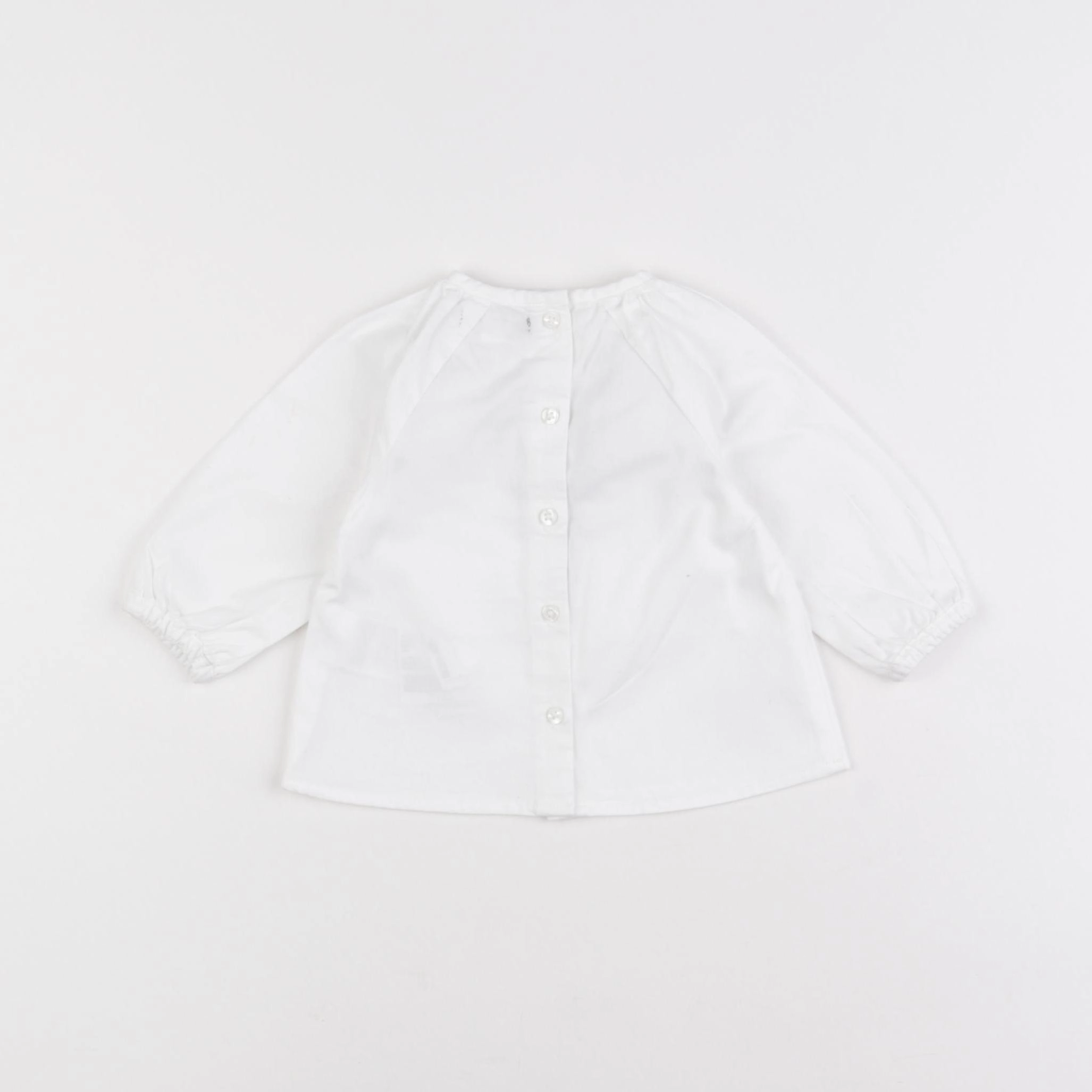 Vertbaudet - blouse blanc - 3 mois