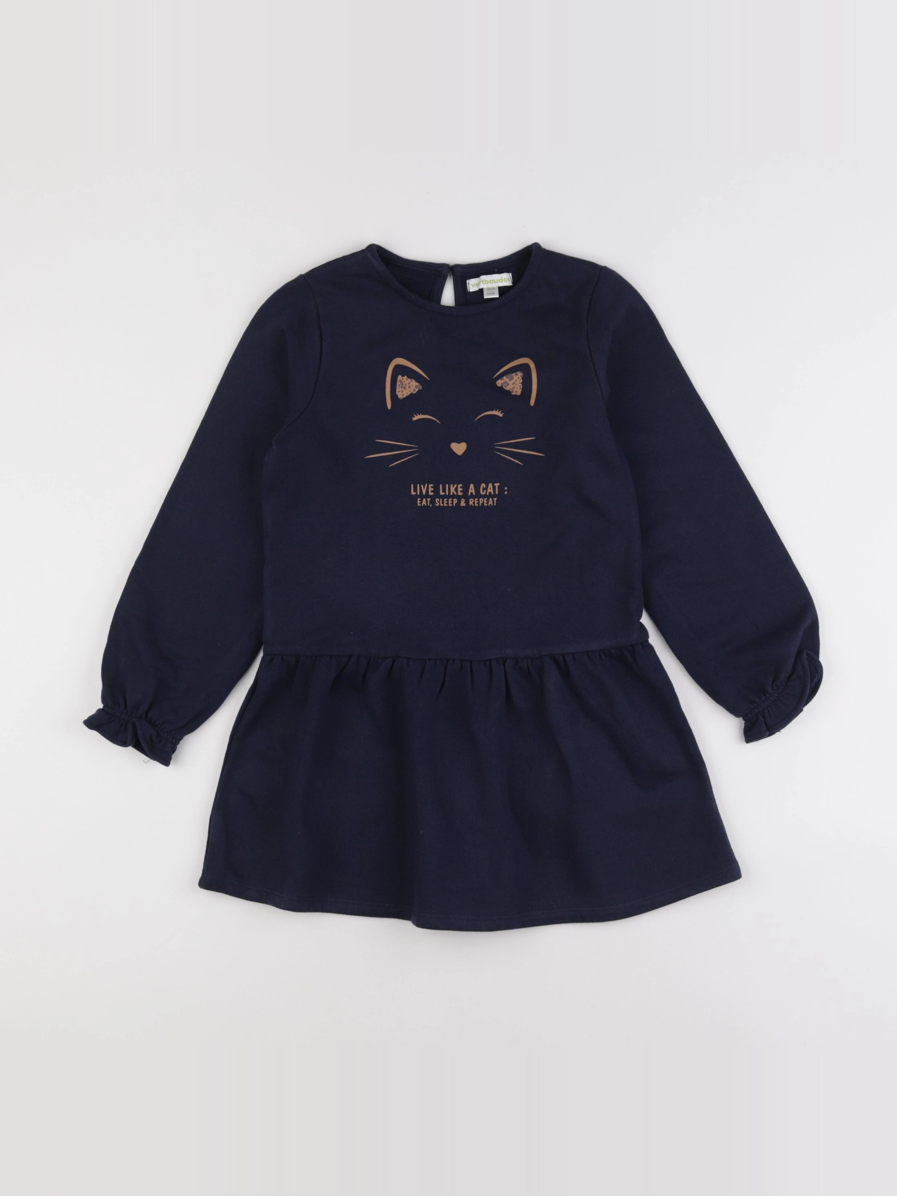 Vertbaudet - robe bleu - 8 ans