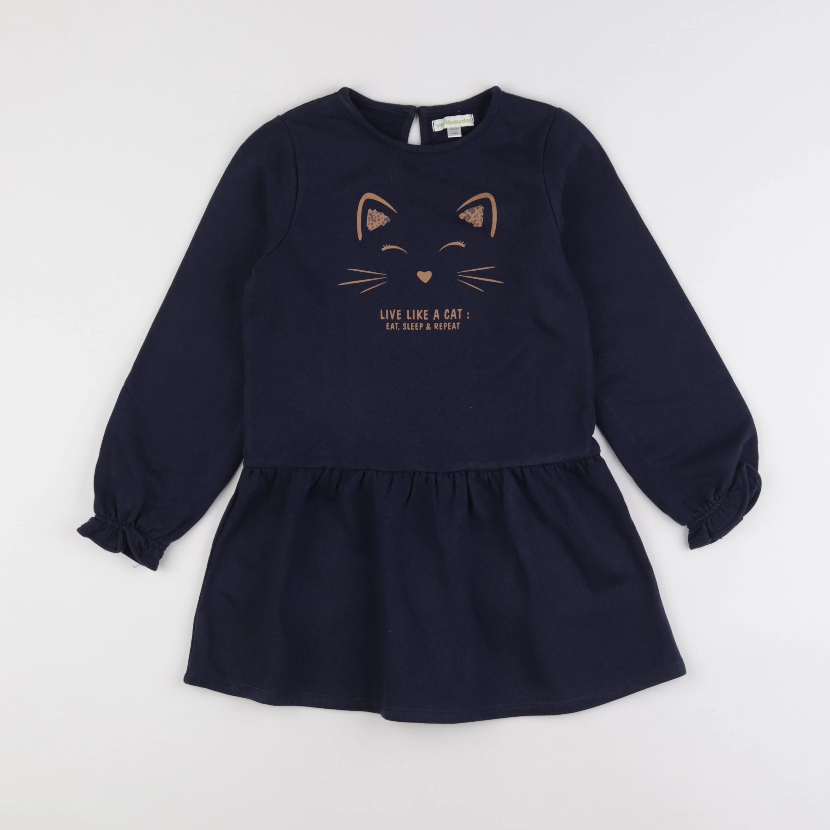 Vertbaudet - robe bleu - 8 ans