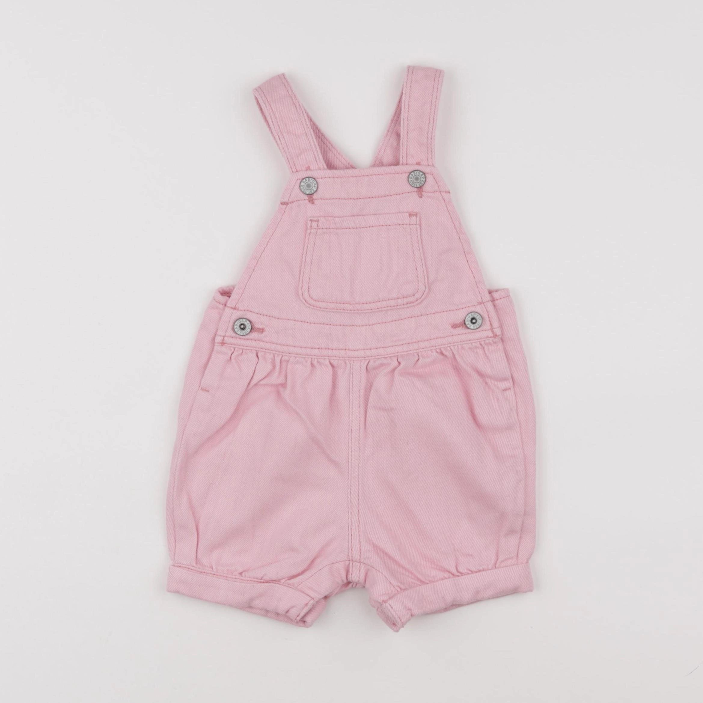 GAP - salopette rose - 6/12 mois