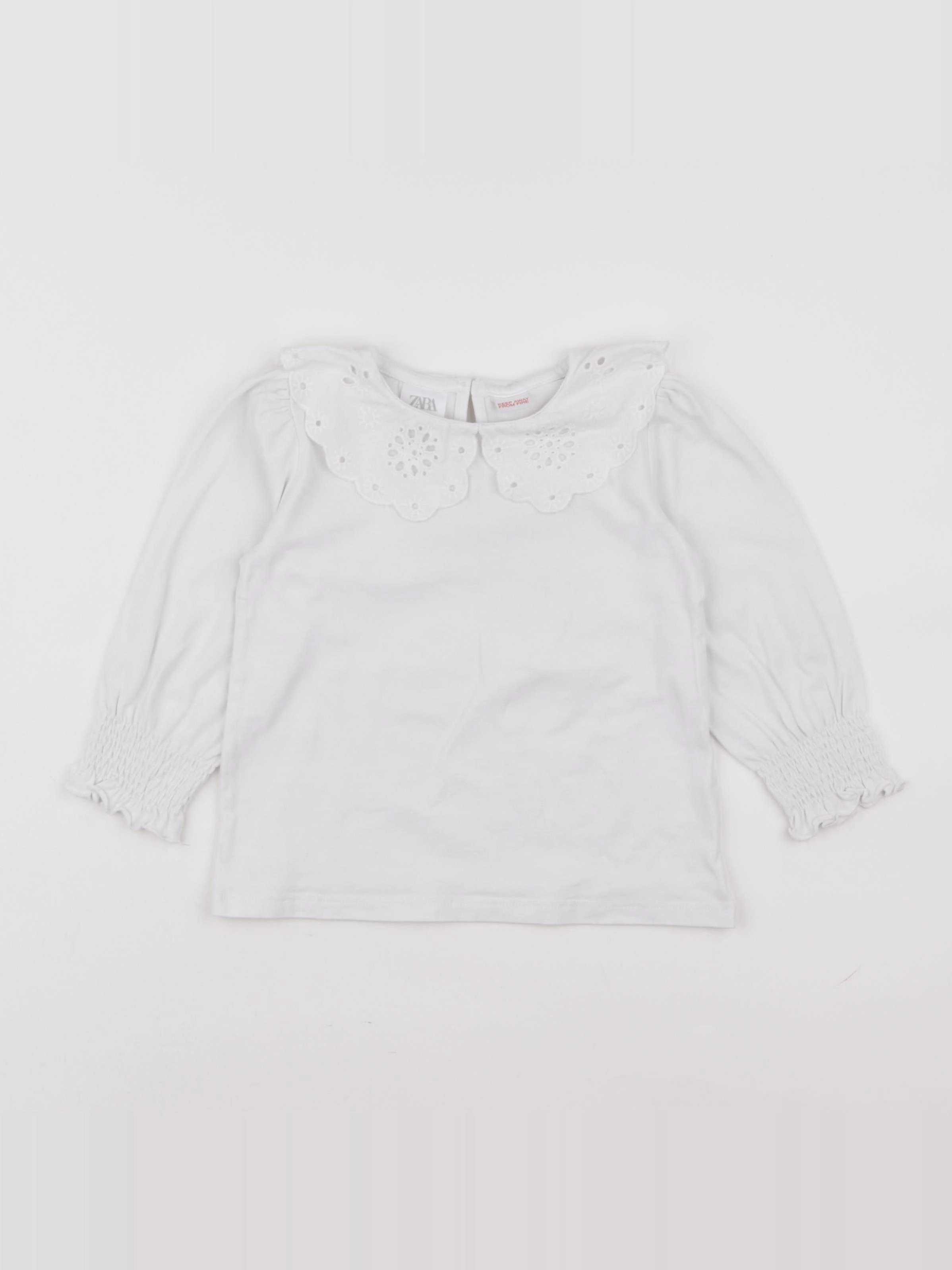 Zara - tee-shirt blanc - 18/24 mois