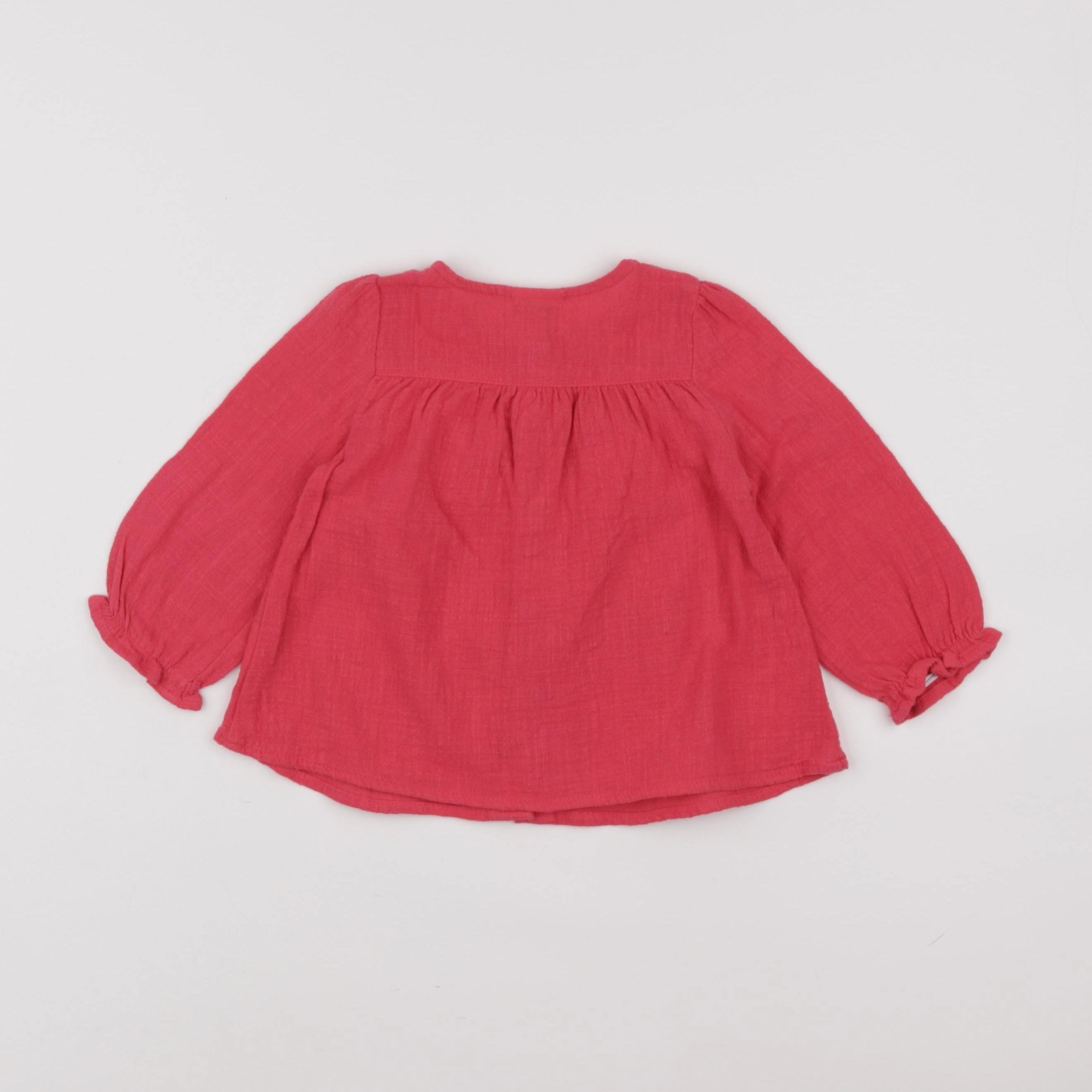 Tape à l'oeil - blouse rouge - 18 mois