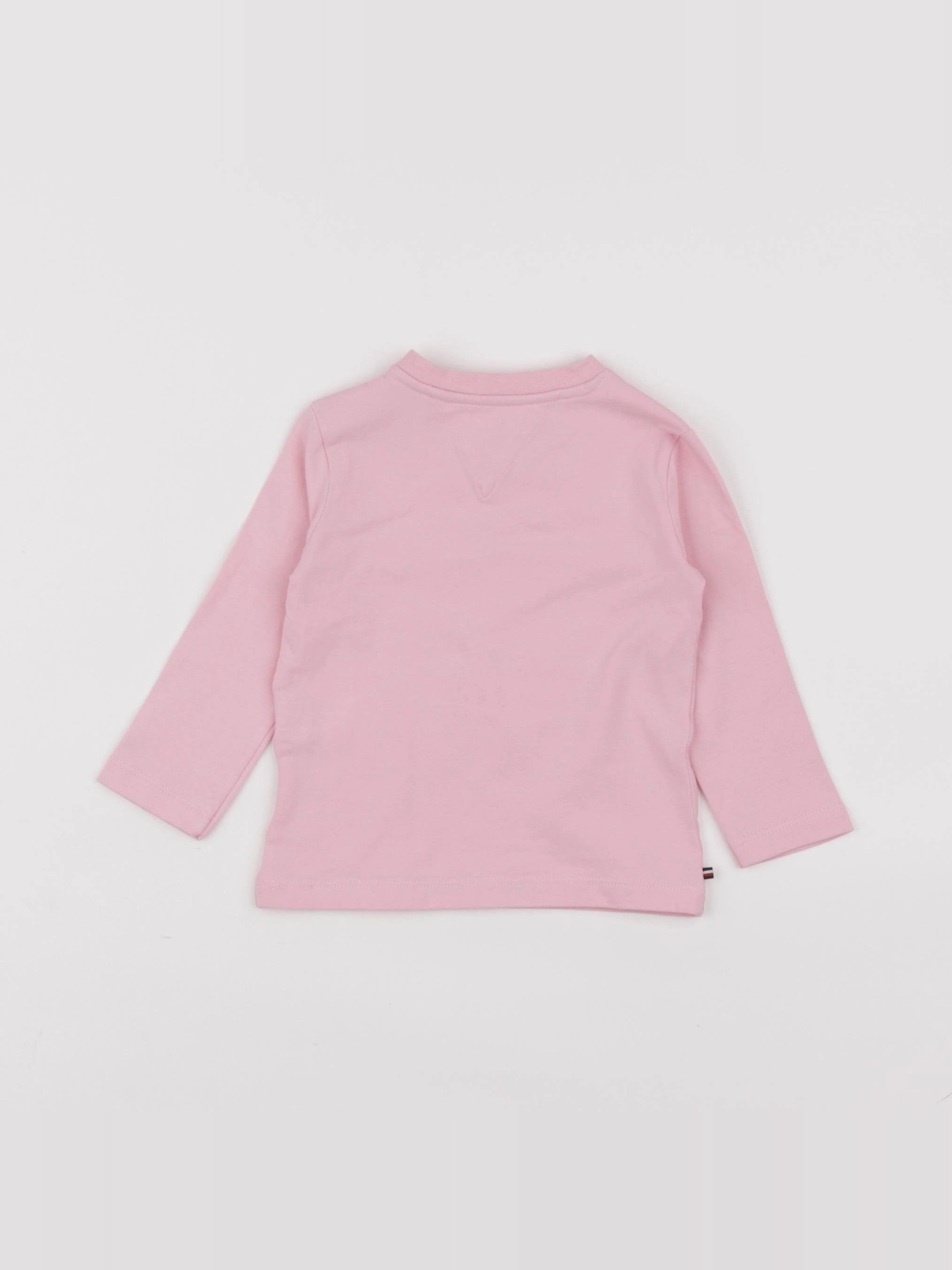 Tommy Hilfiger - tee-shirt rose - 3/6 mois