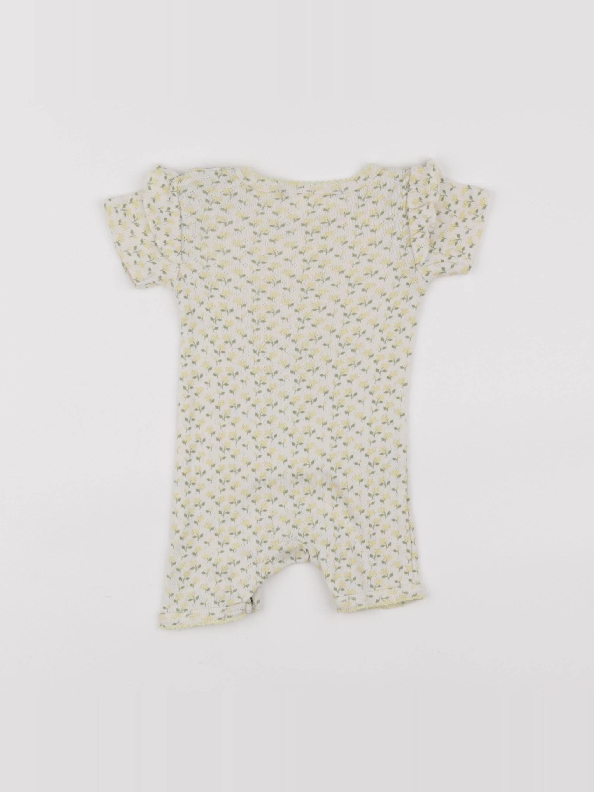 Lil'Atelier - pyjama coton jaune, beige - 3 mois