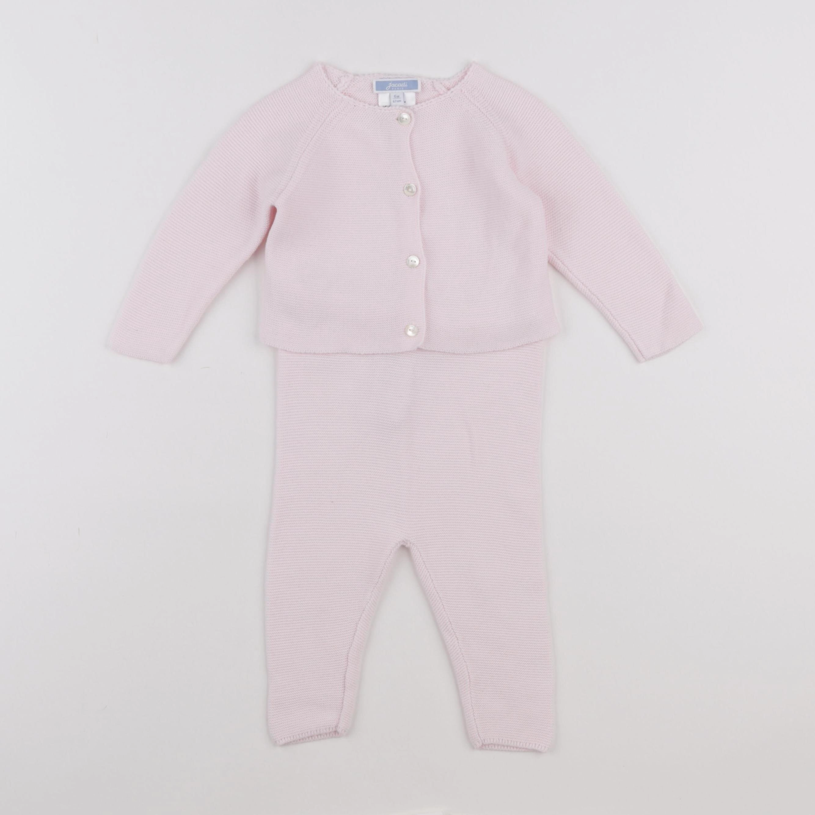 Jacadi - ensemble rose - 6 mois