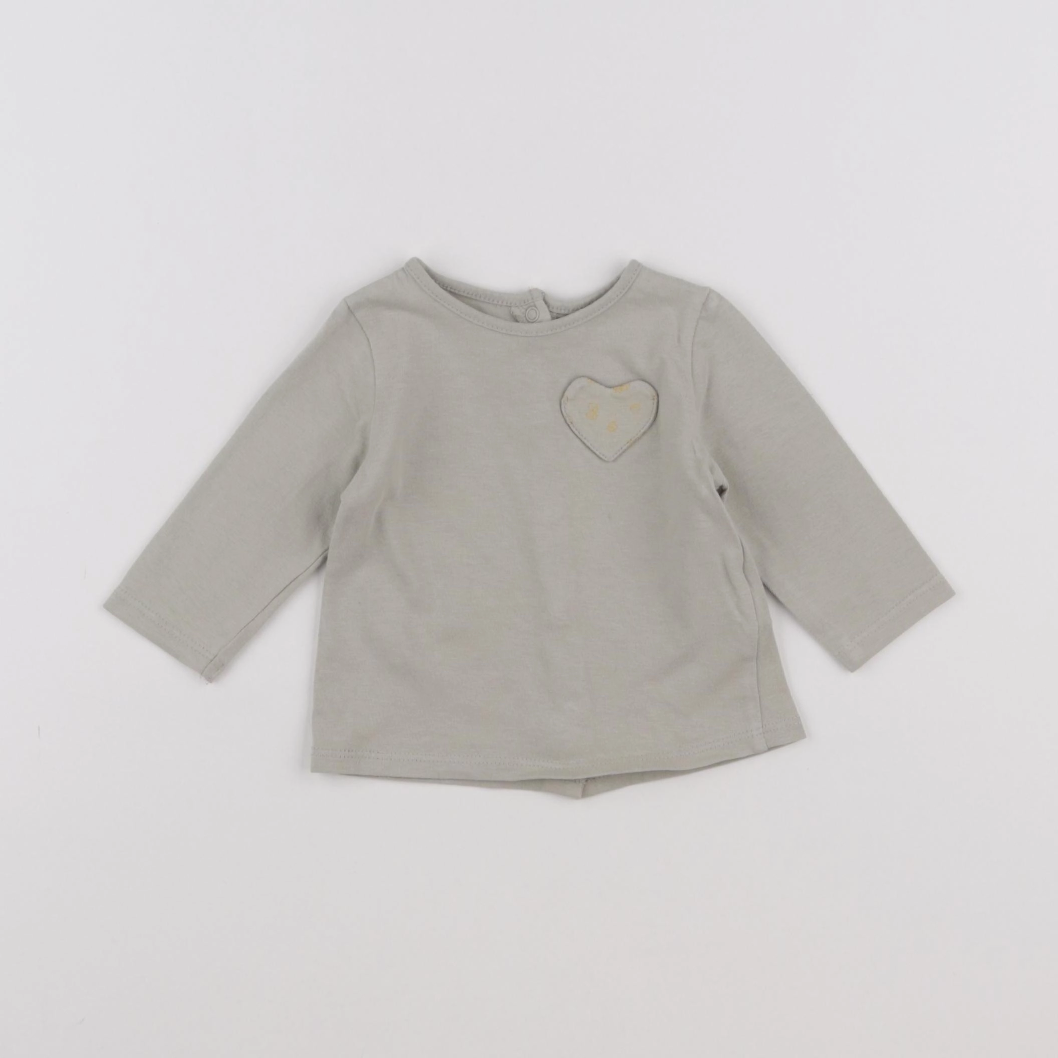 Vertbaudet - tee-shirt vert - 3 mois