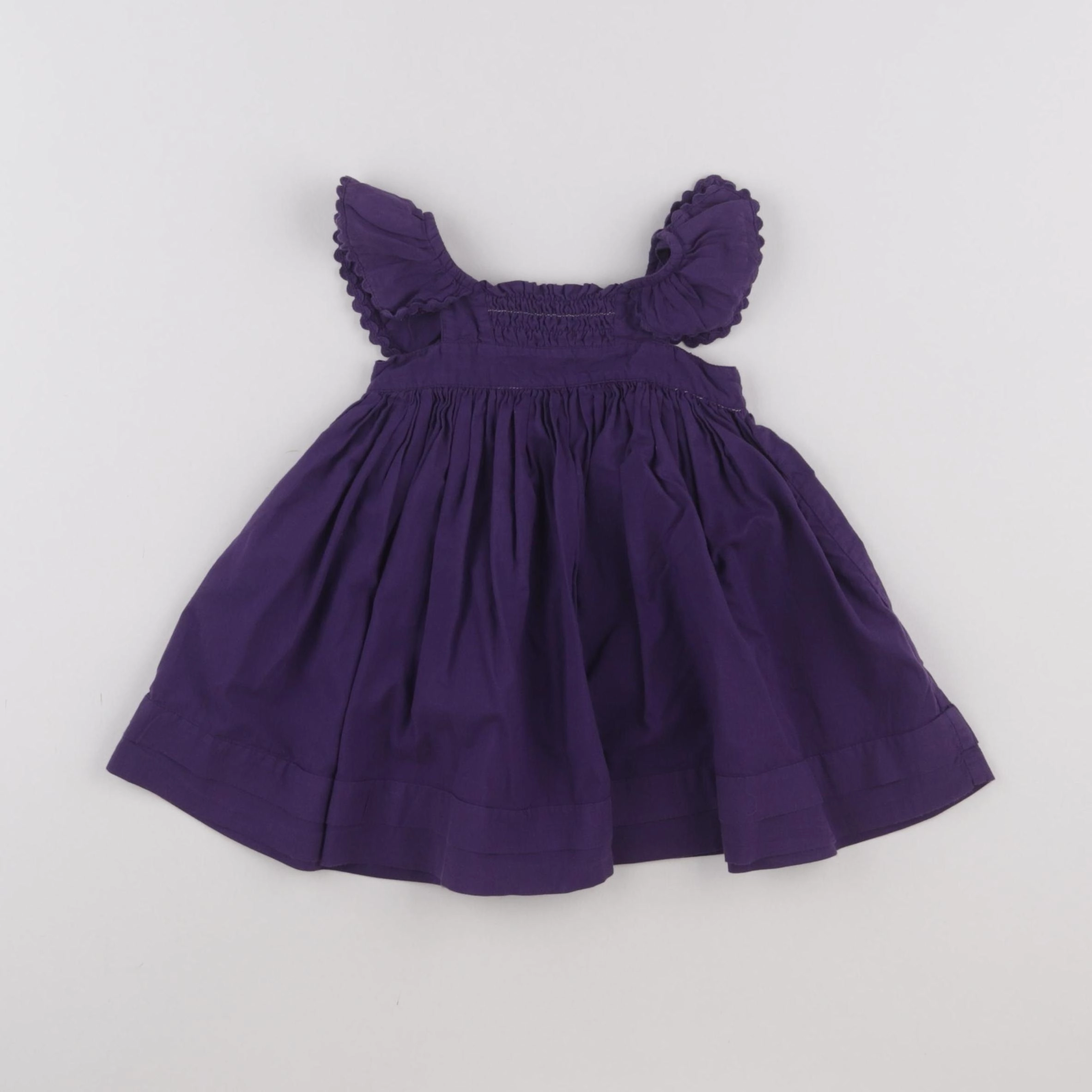 Bonton - robe violet - 6 mois