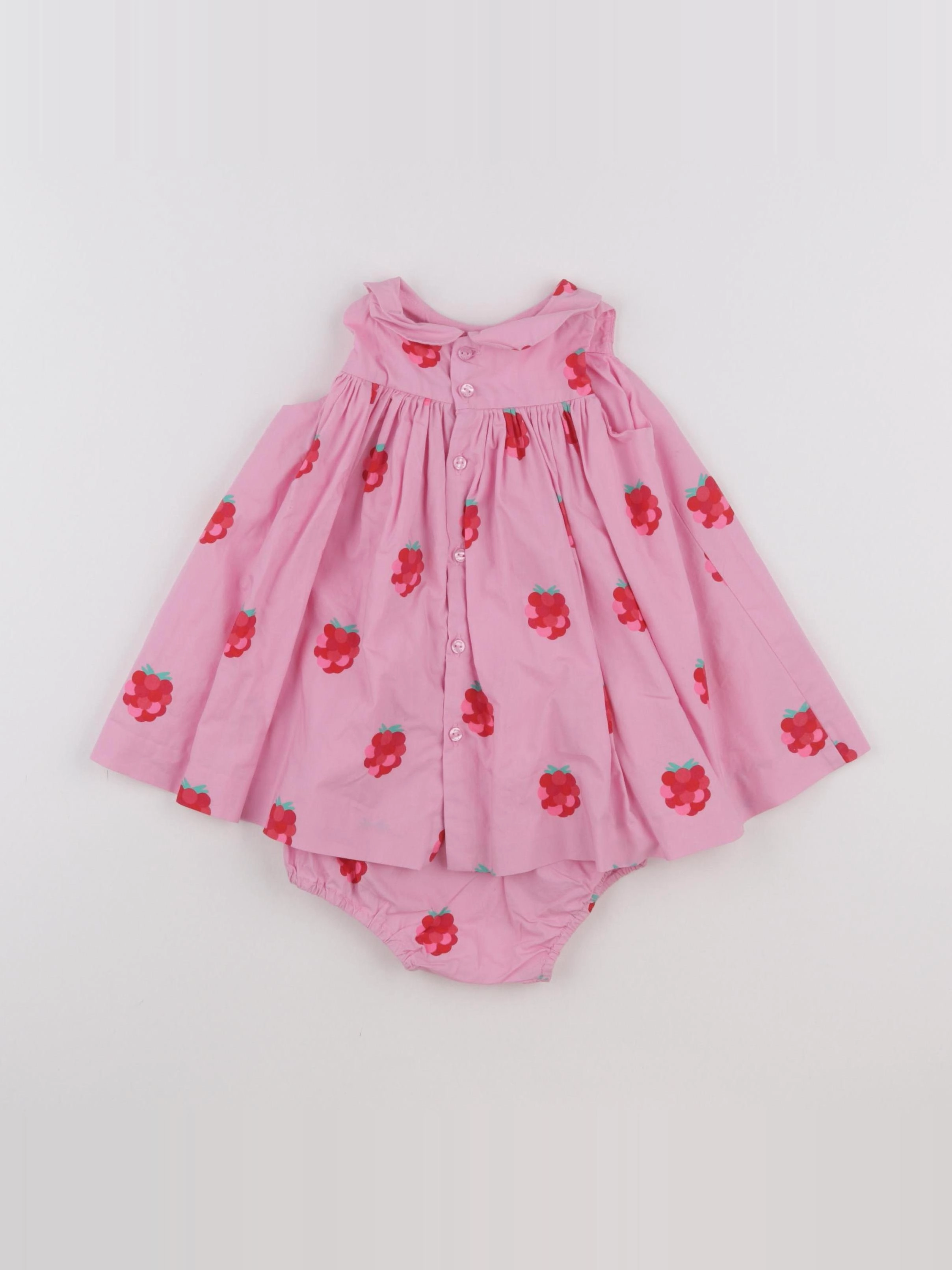 Jacadi - robe rose - 6 mois