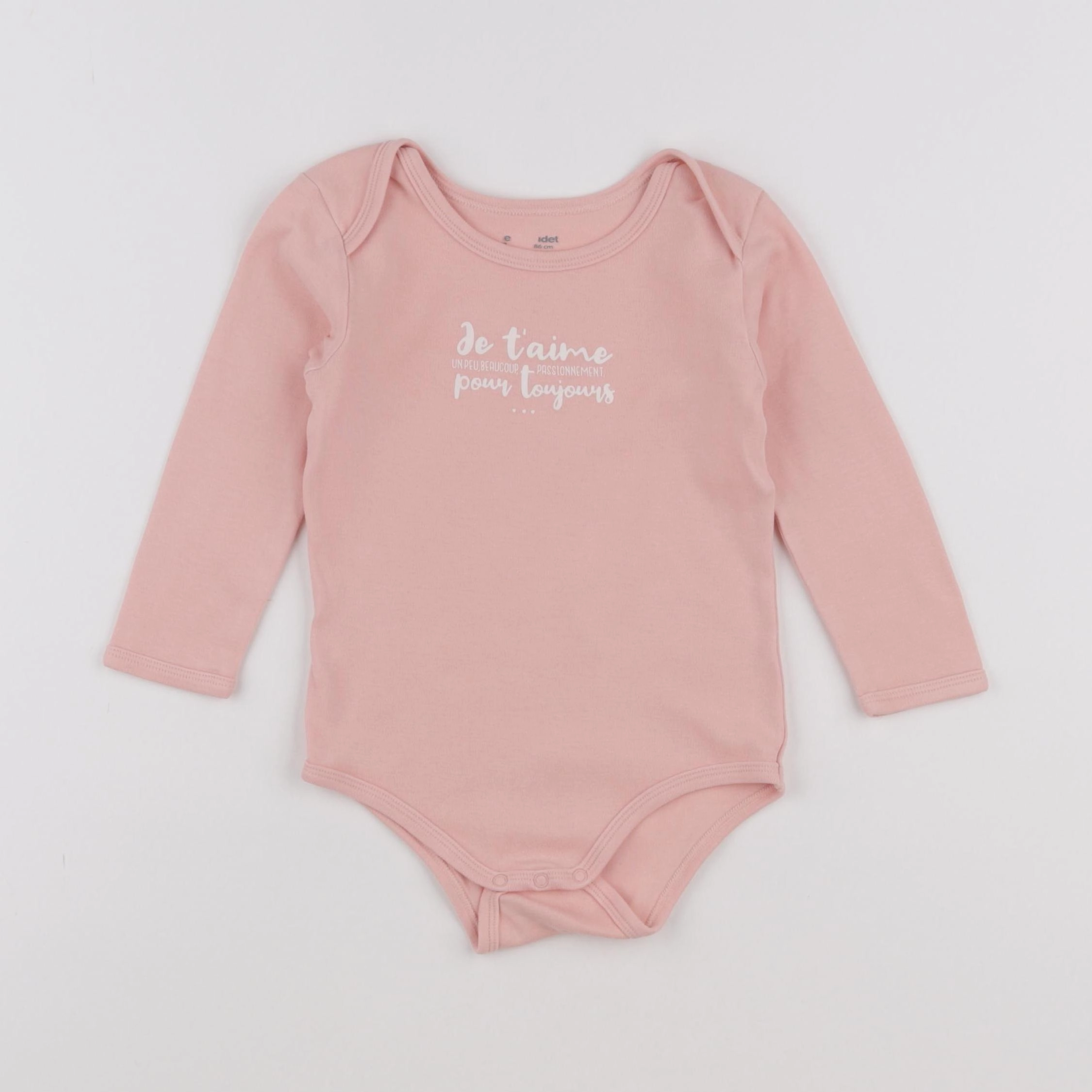 Vertbaudet - body rose - 18 mois