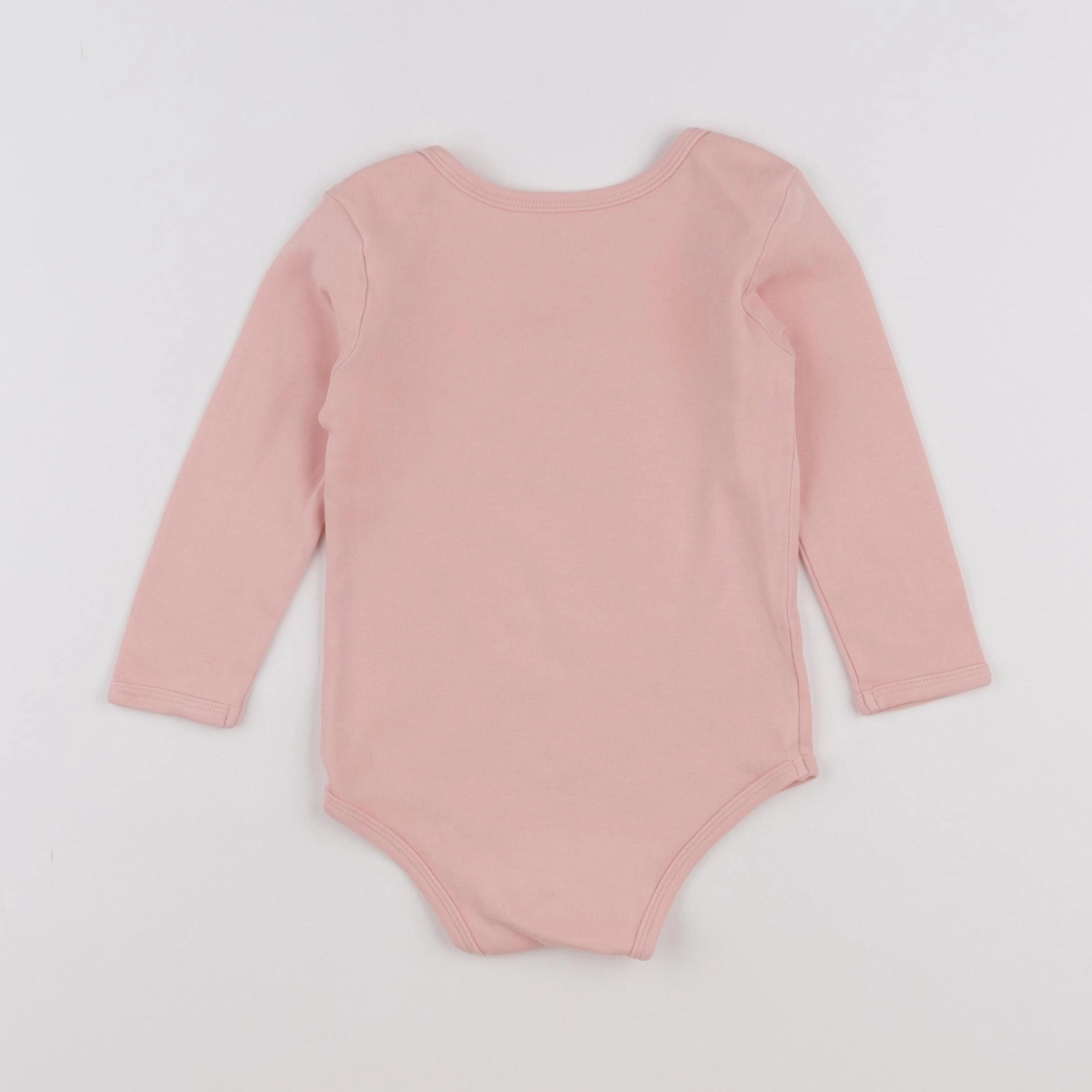 Vertbaudet - body rose - 18 mois