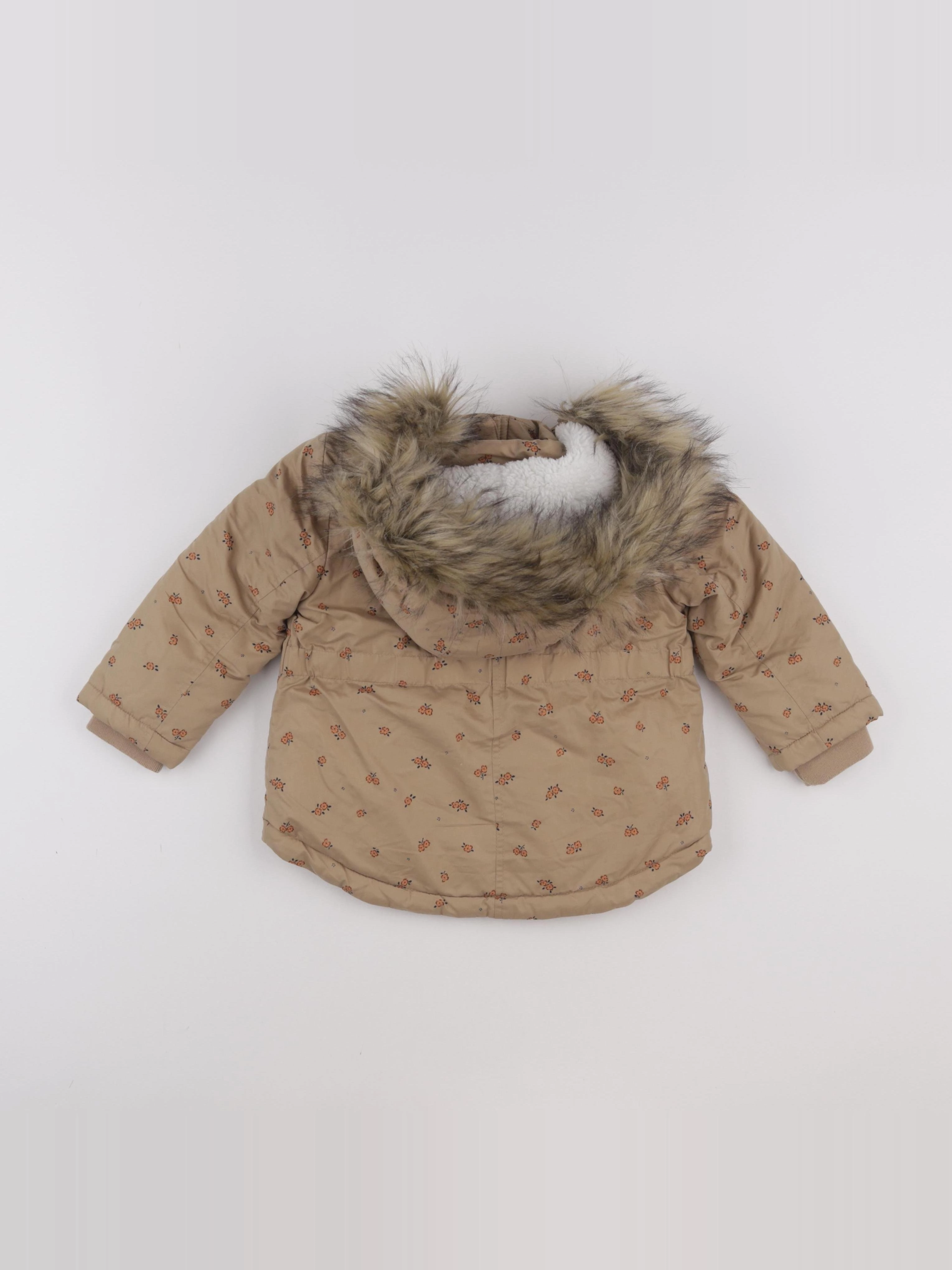 Vertbaudet - parka marron - 2 ans