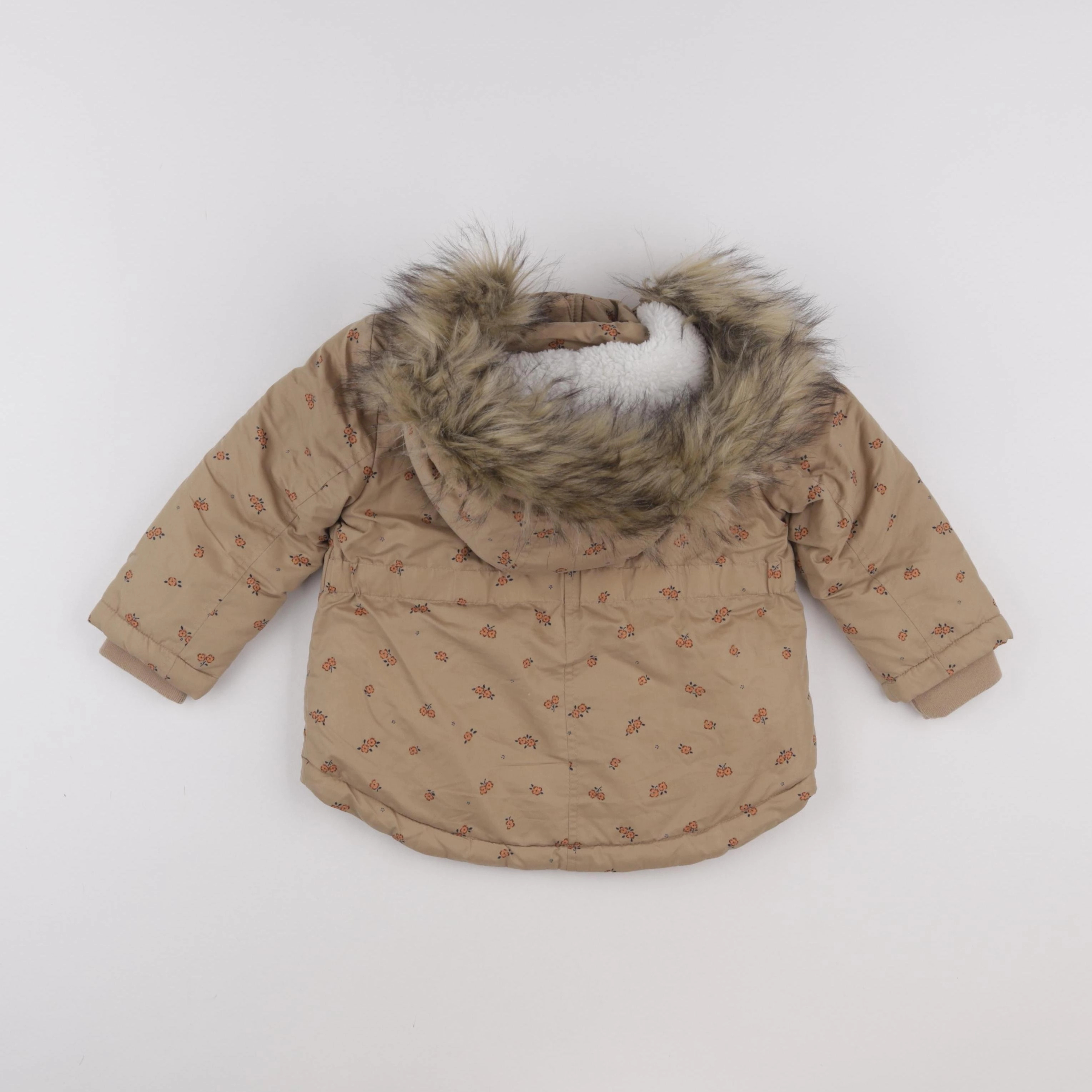 Vertbaudet - parka marron - 2 ans