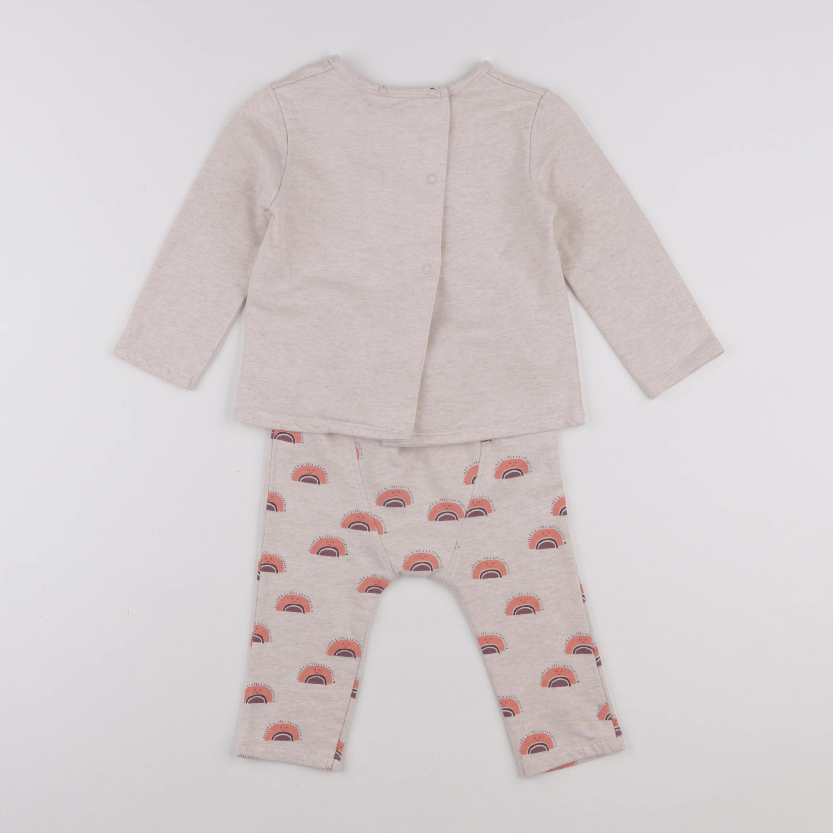 La Redoute - ensemble beige - 2 ans