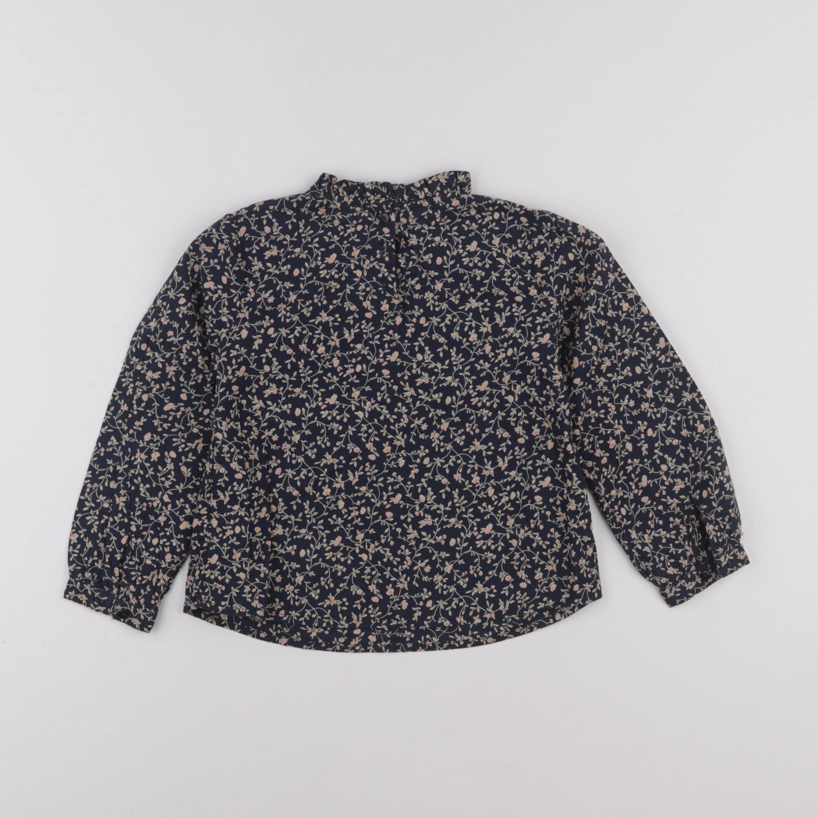 Vertbaudet - blouse bleu, beige - 4 ans