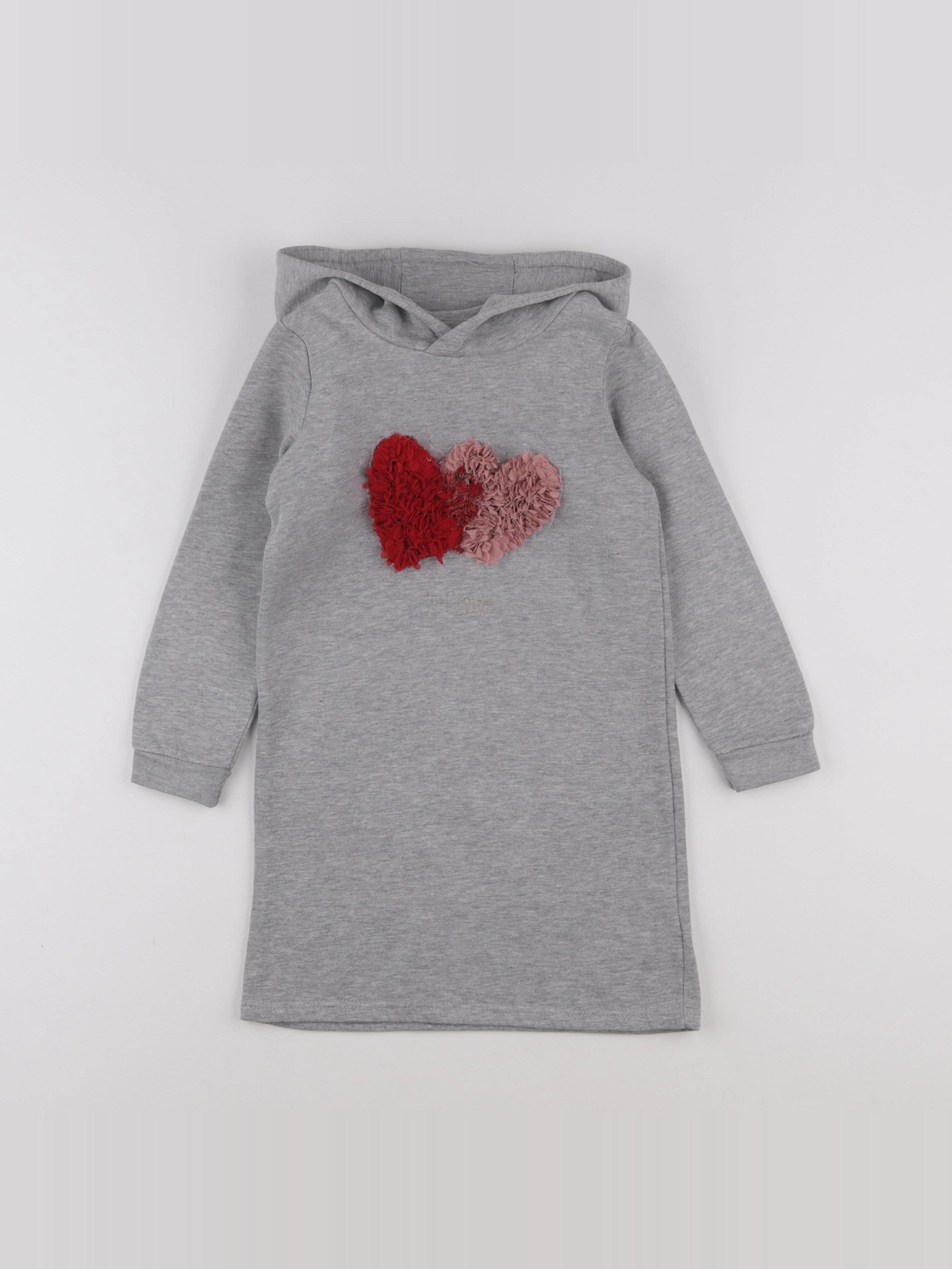 Vertbaudet - robe gris - 5 ans
