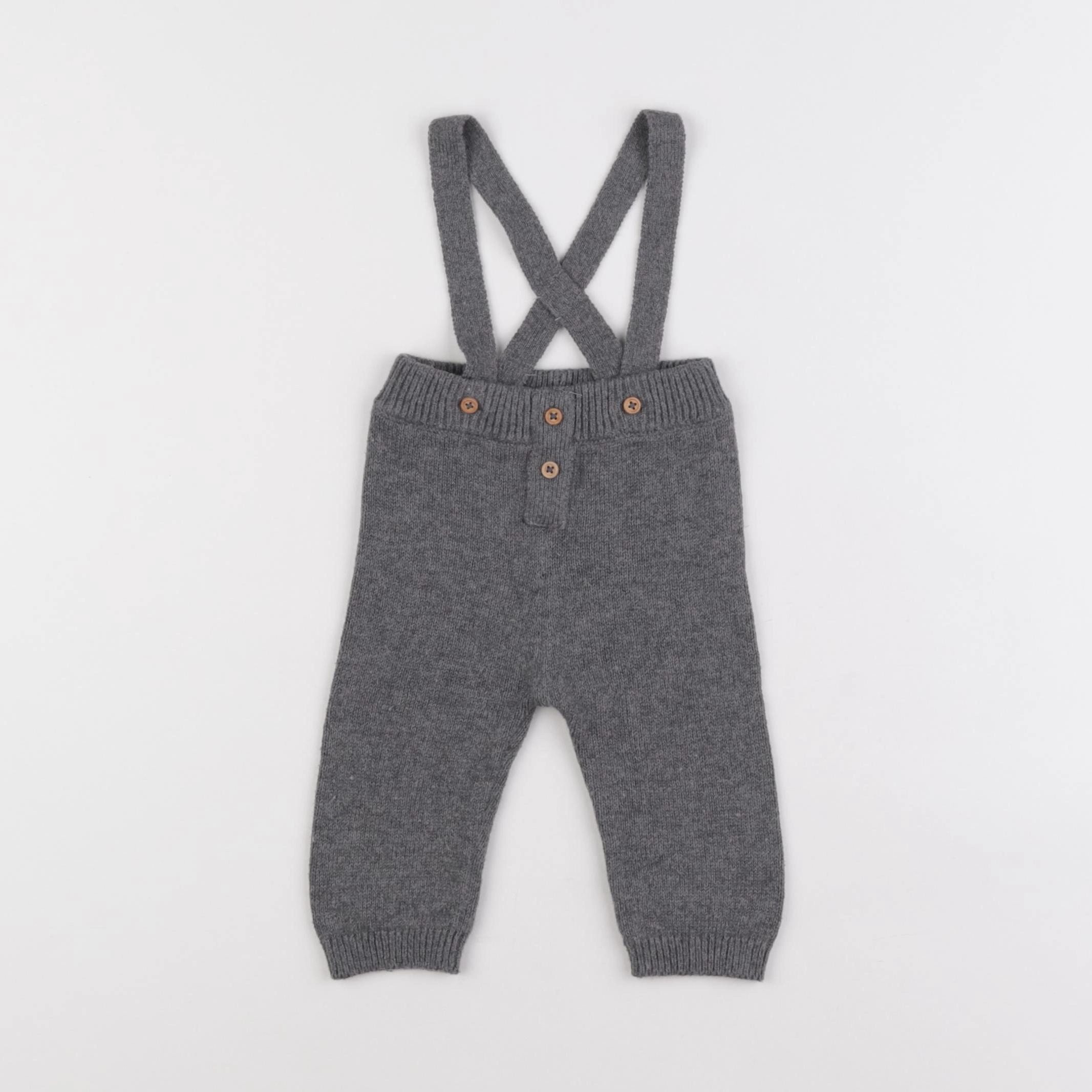 Boutchou - pantalon gris - 3 mois