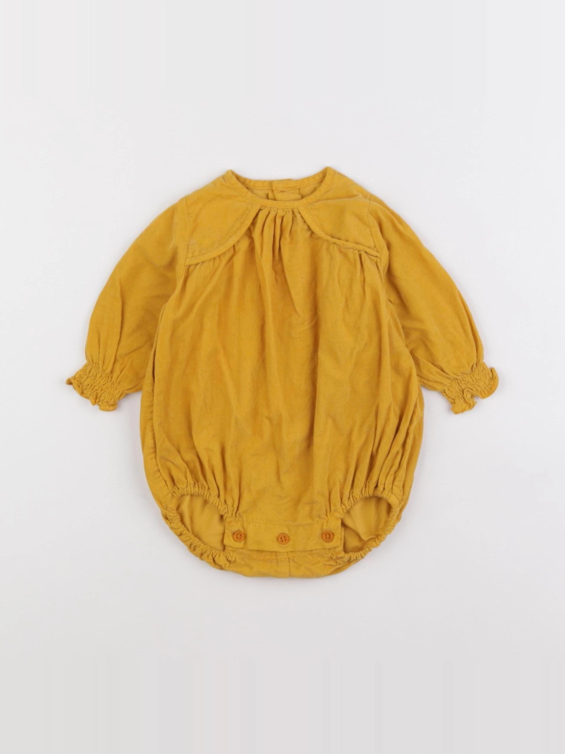 Bonton - combinaison jaune - 3 mois