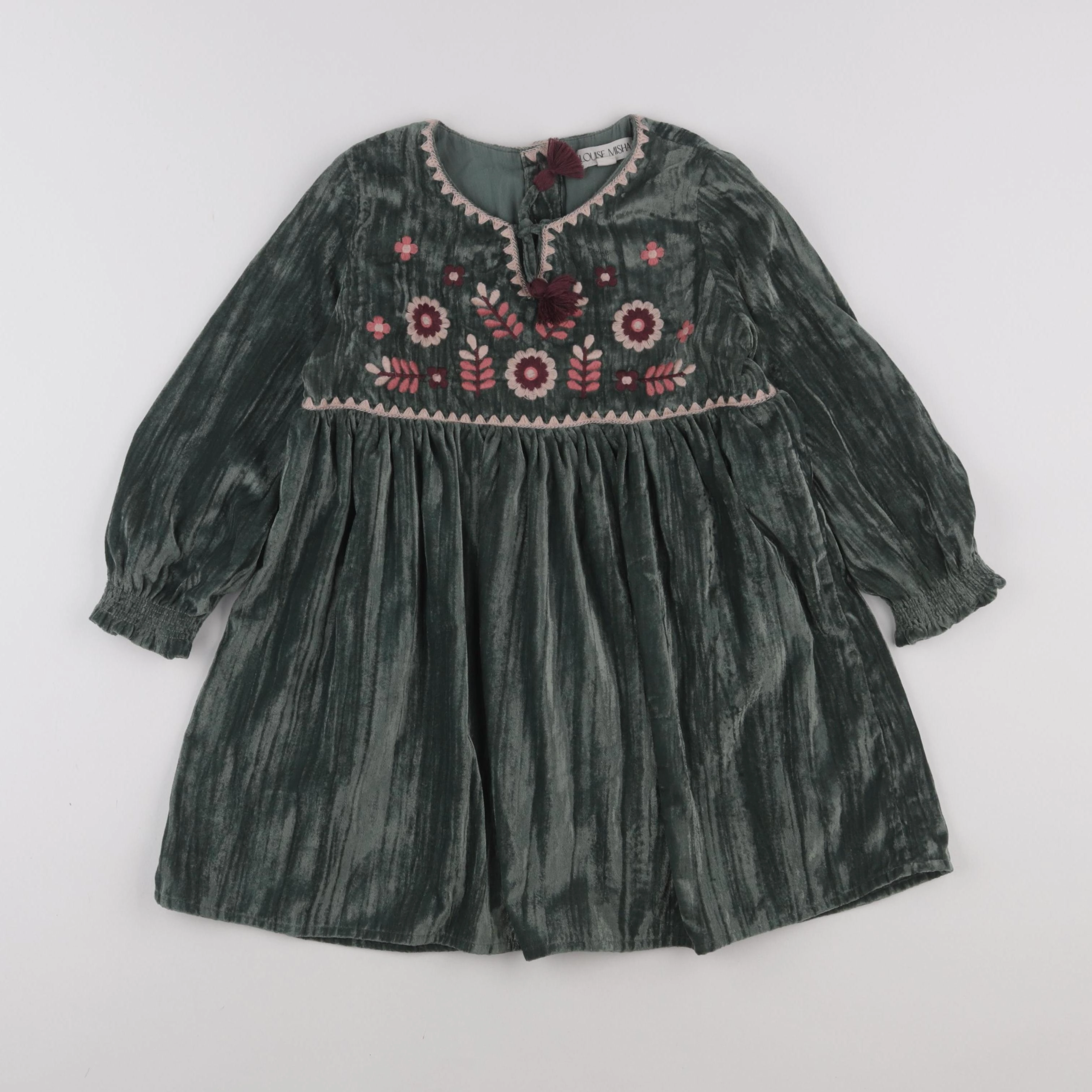 Louise Misha - robe vert - 5 ans