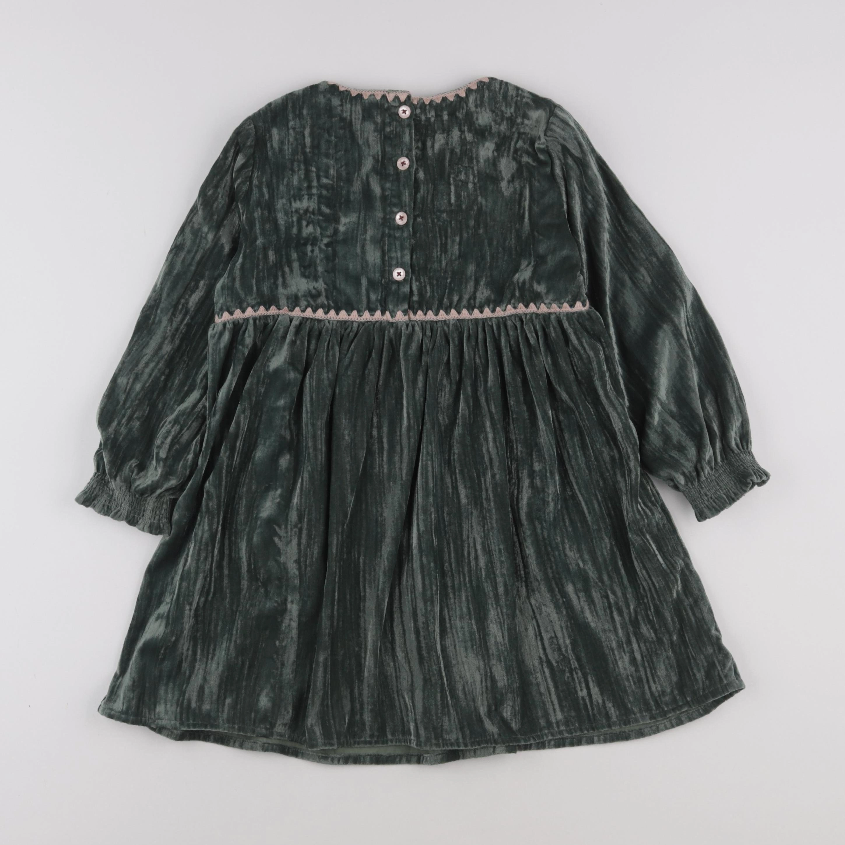 Louise Misha - robe vert - 5 ans