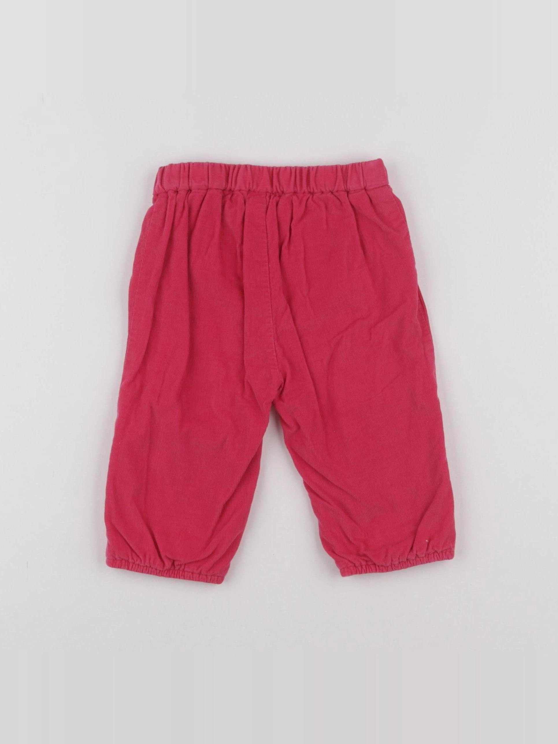 Jacadi - pantalon rose - 12 mois
