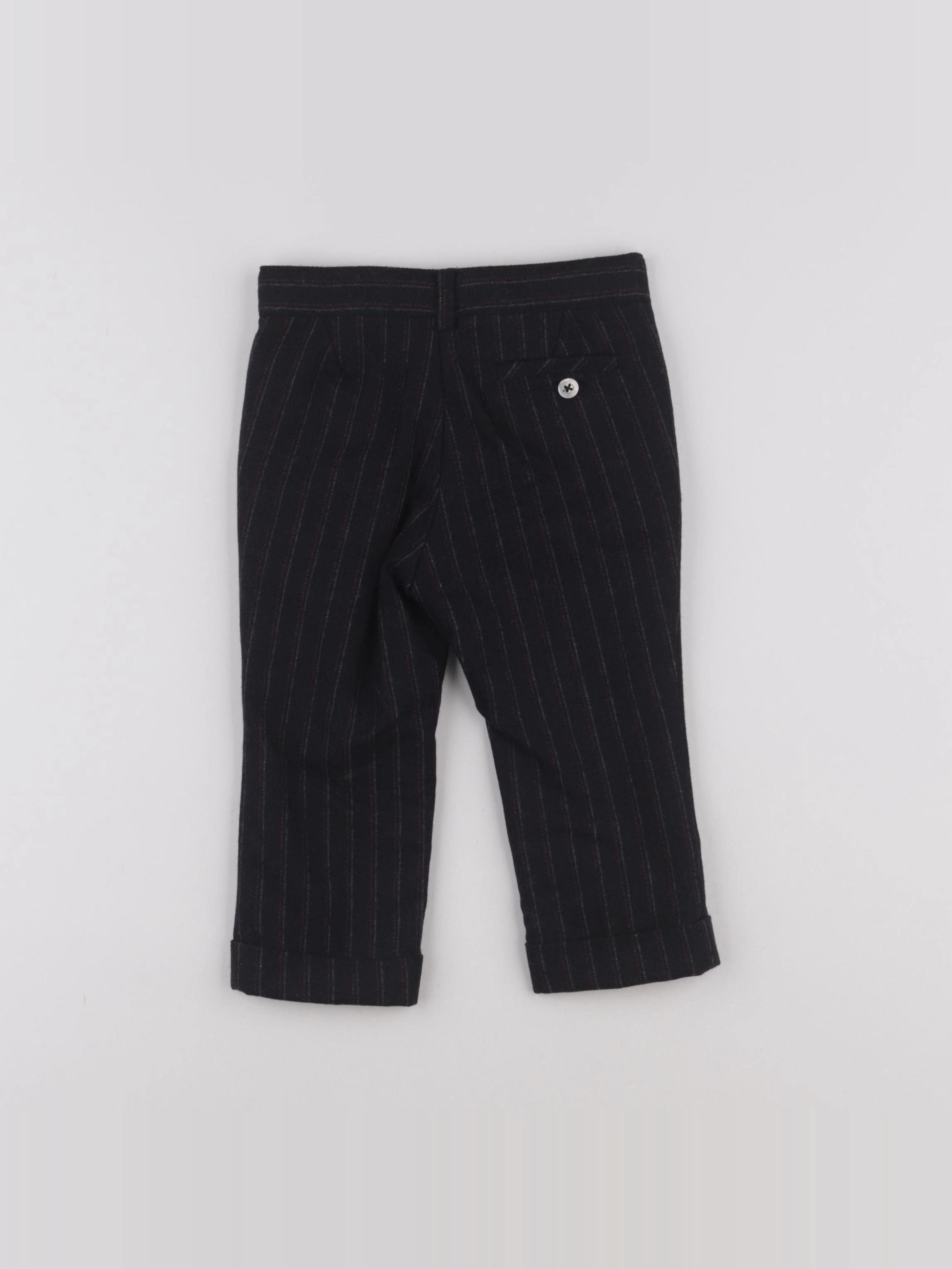 Jacadi - pantalon bleu, rouge - 18 mois