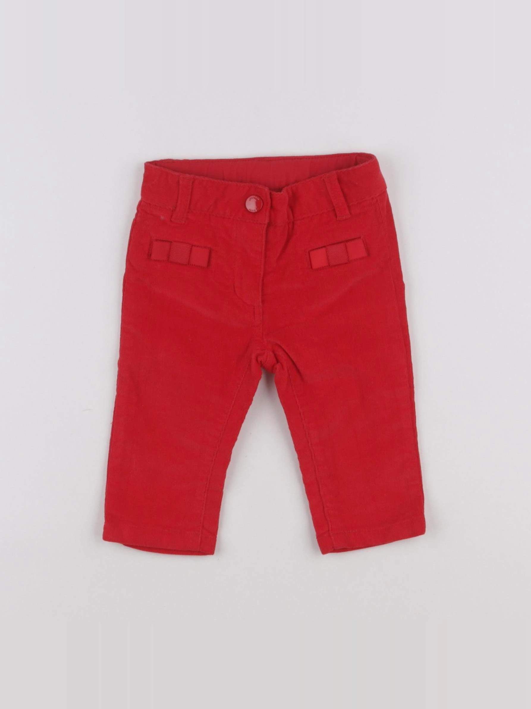Jacadi - pantalon rouge - 6 mois
