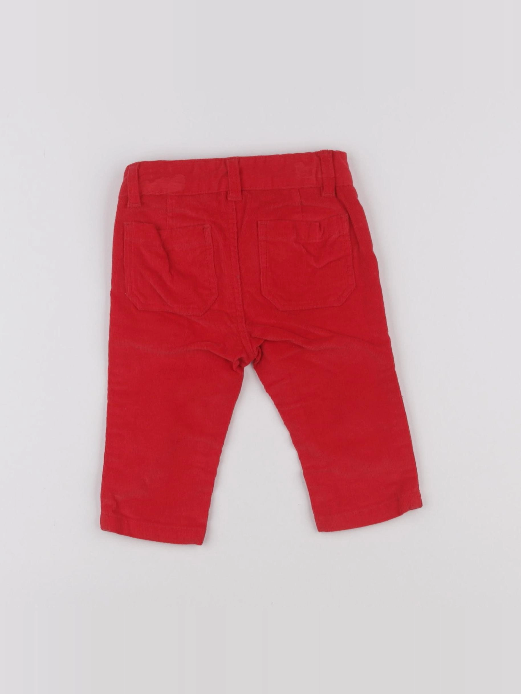 Jacadi - pantalon rouge - 6 mois